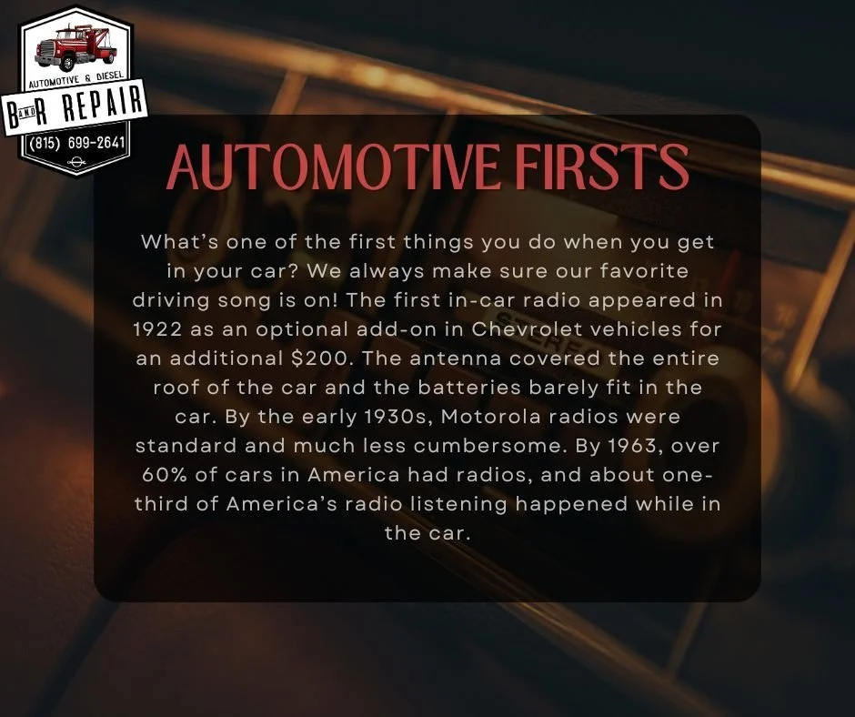What's a road trip without your favorite tunes? It took a bit for radio technology to catch up to automobile technology, but once it did there was no turning back! 

📞 (815) 699-2641
📍 12985 2100 North Ave Princeton
🕗 Monday - Friday 8am - 5pm (be