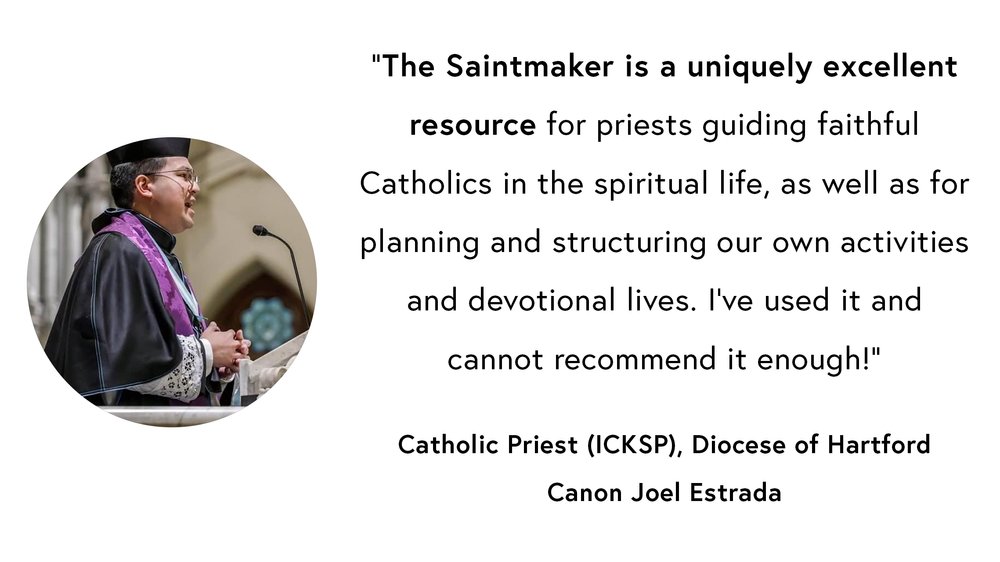 DailySaint | 5-Minute Spiritual Journal — The Saintmaker Catholic Life  Planner