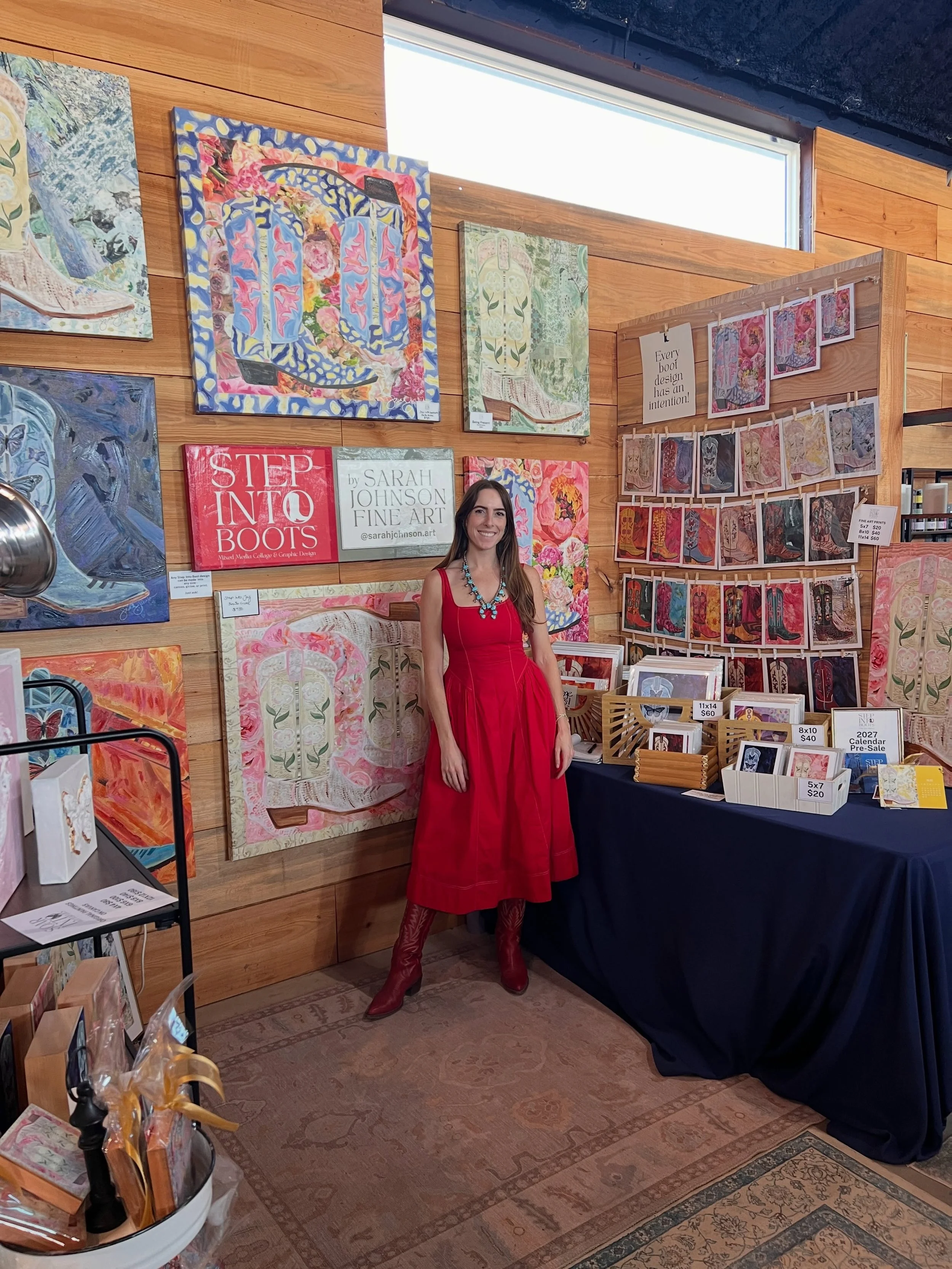 It&rsquo;s my last day at @roundtopmakersmarket at @bluehillsatroundtop - and then I can&rsquo;t wait to pop up at @saintswestern at @thearborsroundtop from Thursday - Saturday!

If you&rsquo;ve been thinking about a piece - things are selling fast! 