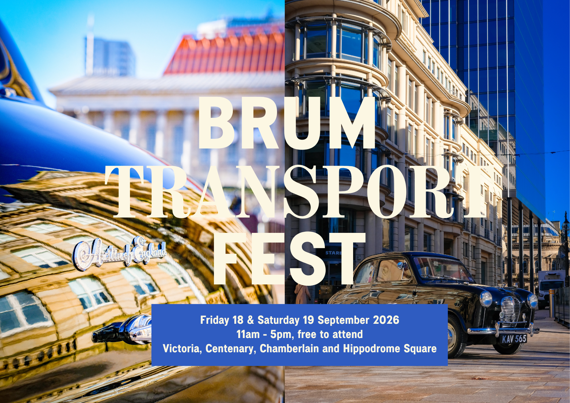 Birmingham gears up for Brum Transport Fest with one month to go