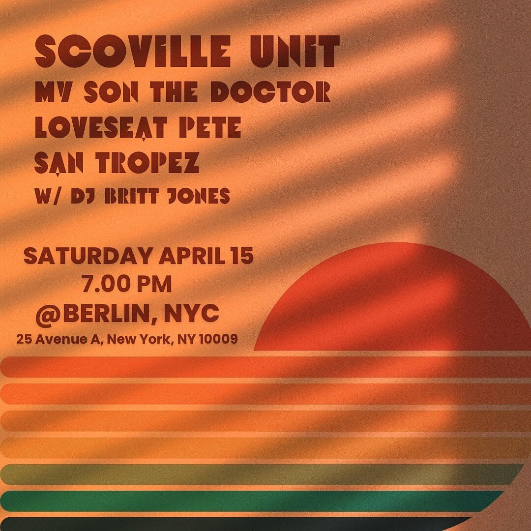 spinning some tunes between sets on saturday at @berlin.undernyc! come hang! 🕶️