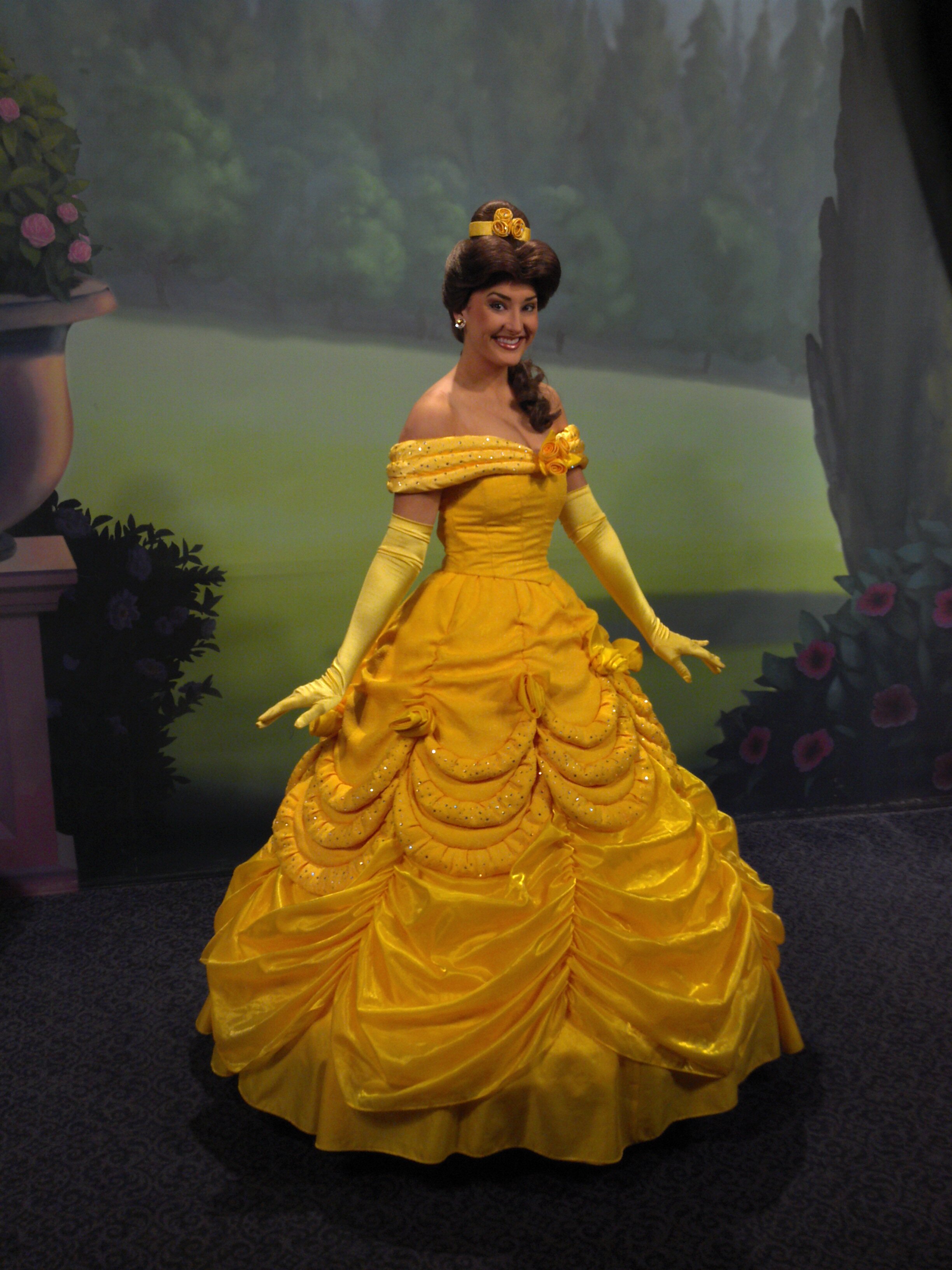 belle yellow dress