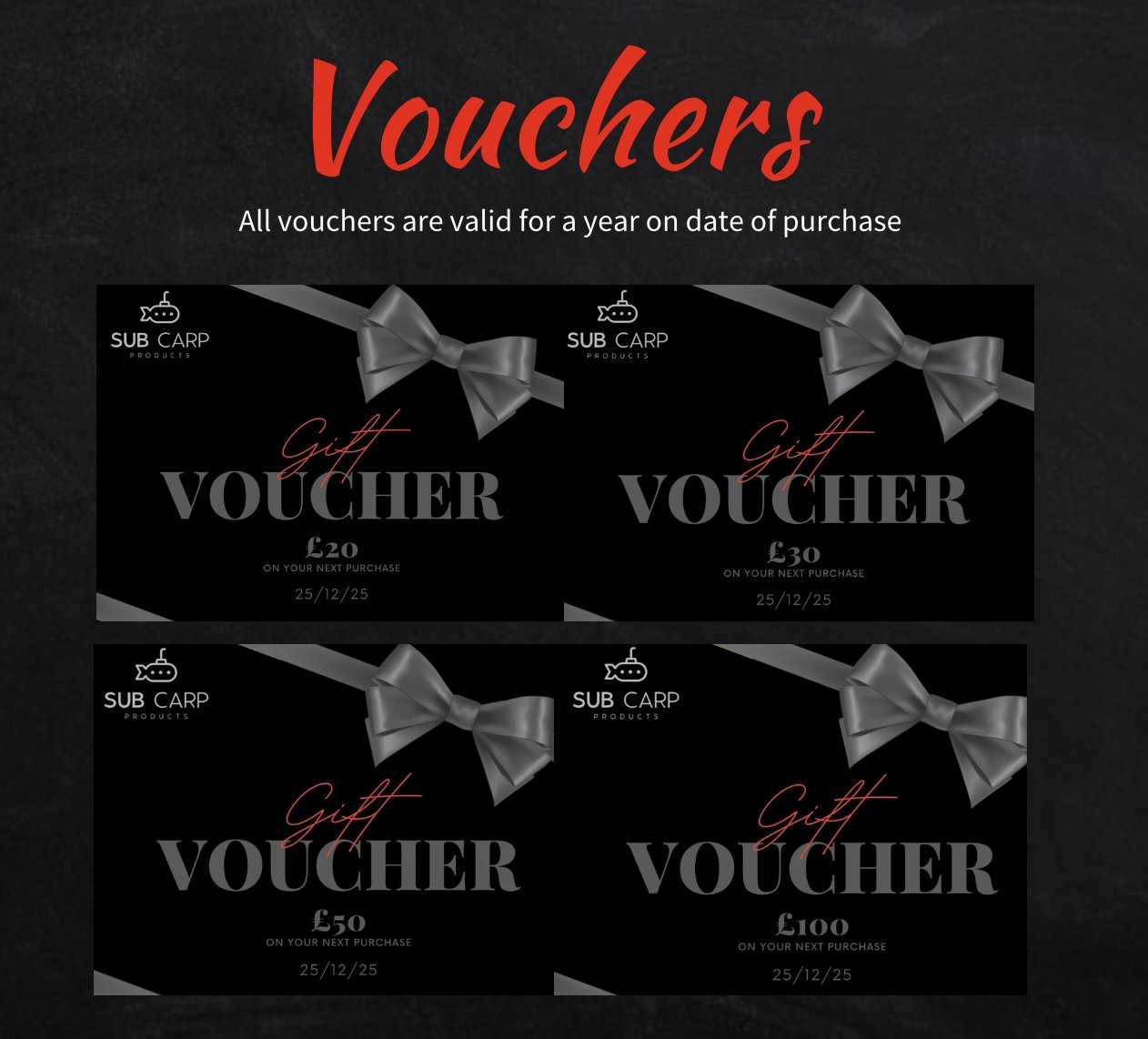 Gift vouchers