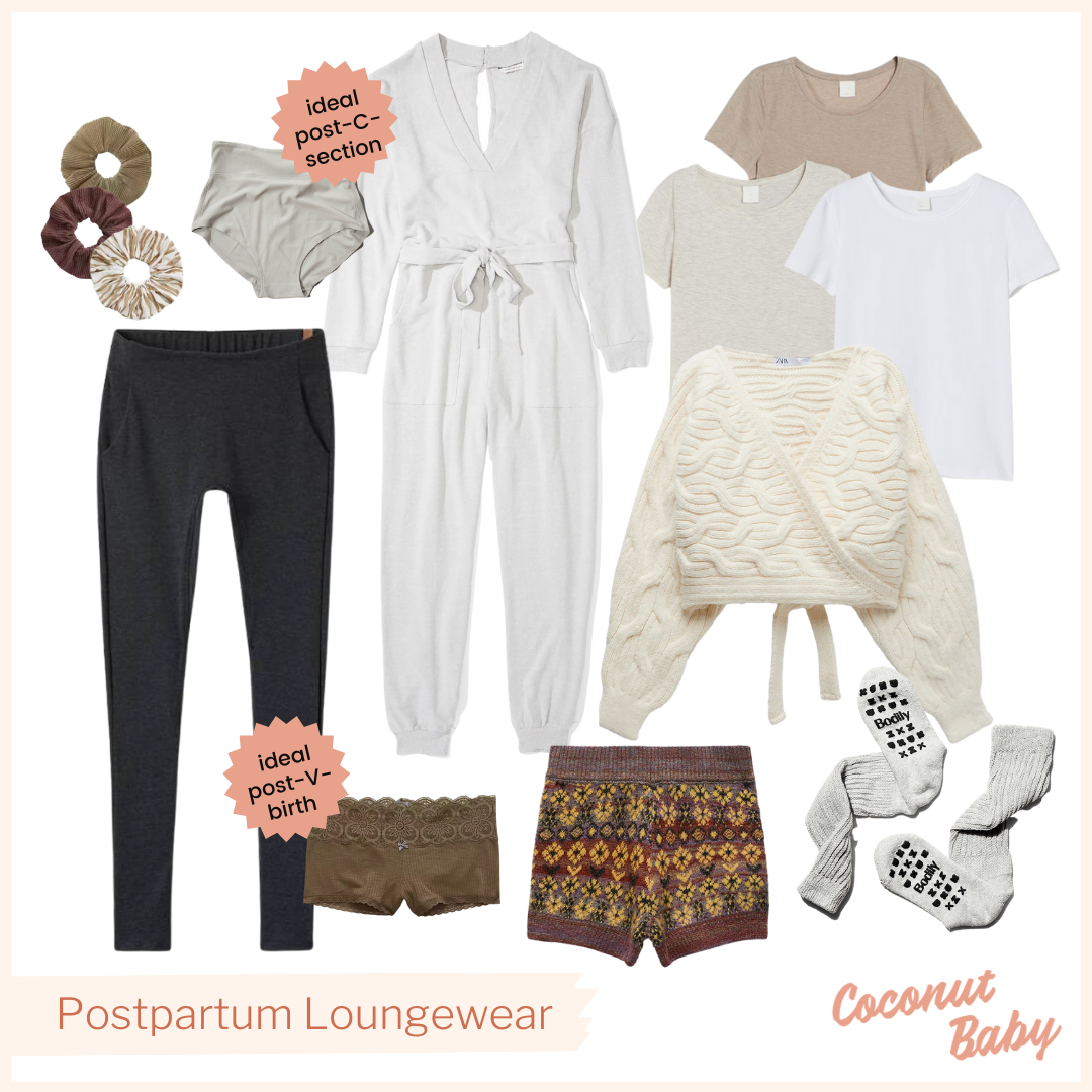 Postpartum Lounge Essentials — for Any Type of Birth — Coconut Baby