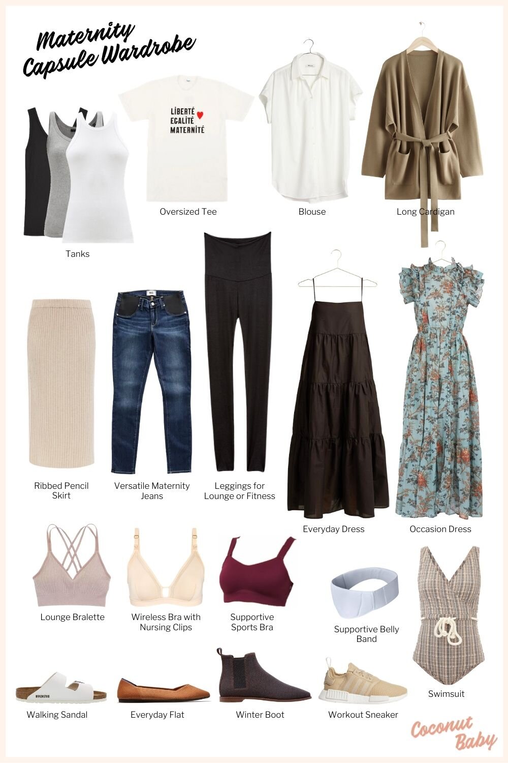 What You Need for a Maternity Capsule Wardrobe — Coconut Baby