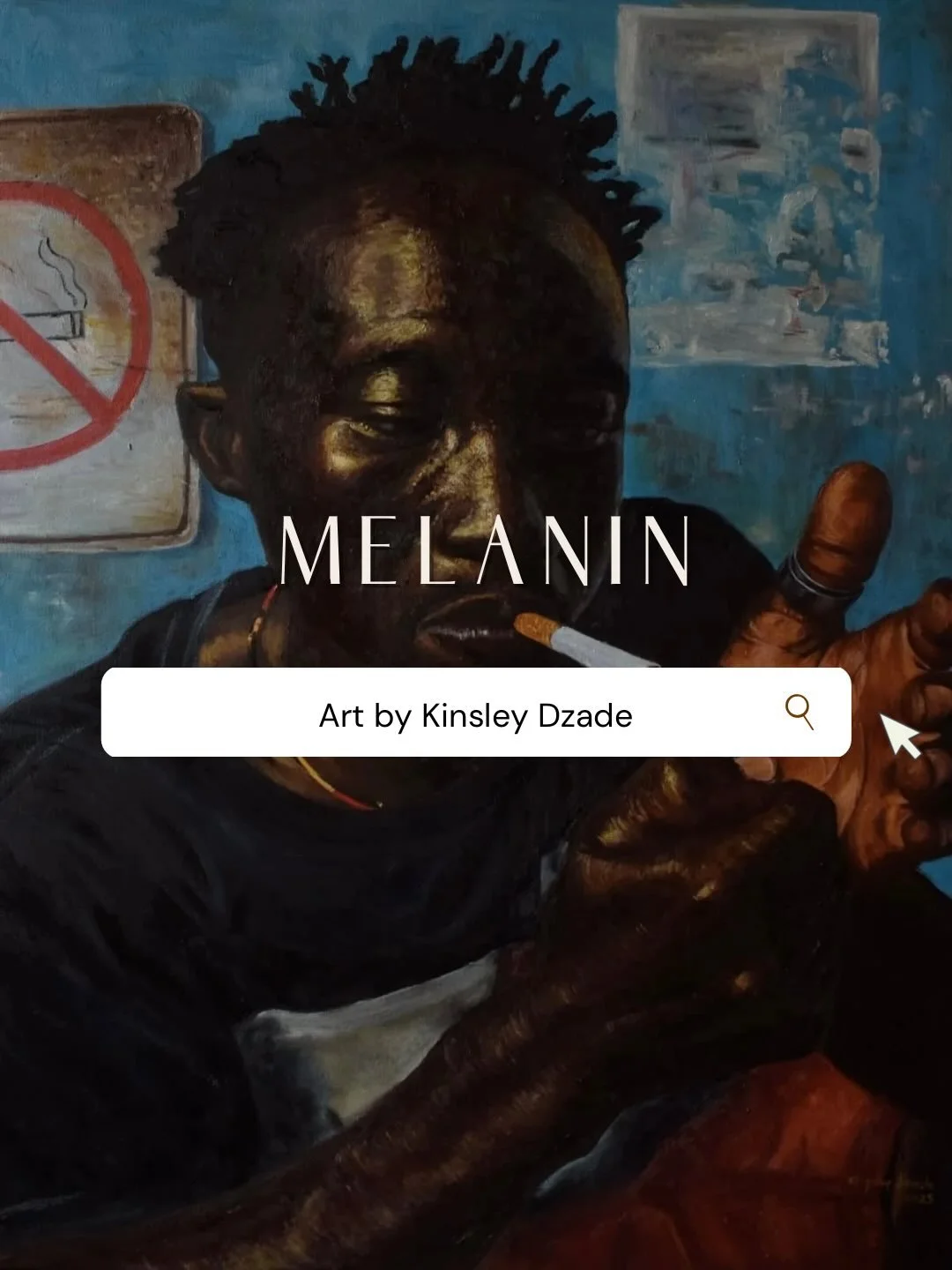 Ghanaian artist Kingsley Dzade (@kingsedemart) is known for portraits that feel almost real. His acrylic and oil works are shaped by an intimate connection to family, friends, and community&mdash;brought to life through a level of detail that stops y