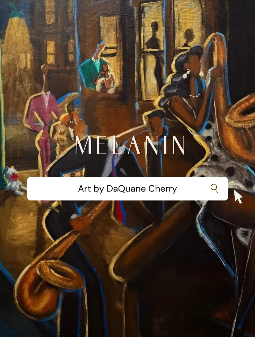 DaQuane Cherry ( @flacowaters ) creates paintings that sit somewhere between play and precision. His work carries a sense of movement &mdash; familiar but unsettled &mdash; as if the figures are mid-story, not quite finished. ⁣
⁣
There&rsquo;s a soft