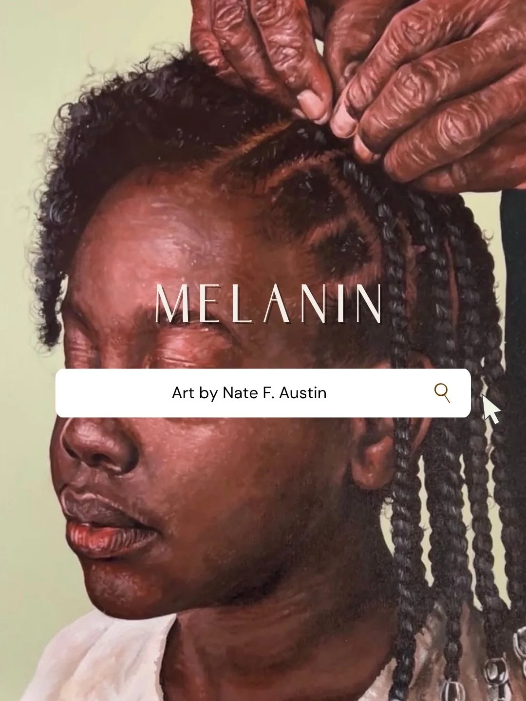 Nate Austin (@artby_nateaustin) creates with intention&mdash;giving voice to stories that deserve to be seen, felt, and understood. His work explores the depth of the African American experience, holding space for both its weight and its beauty.⁣
⁣
E