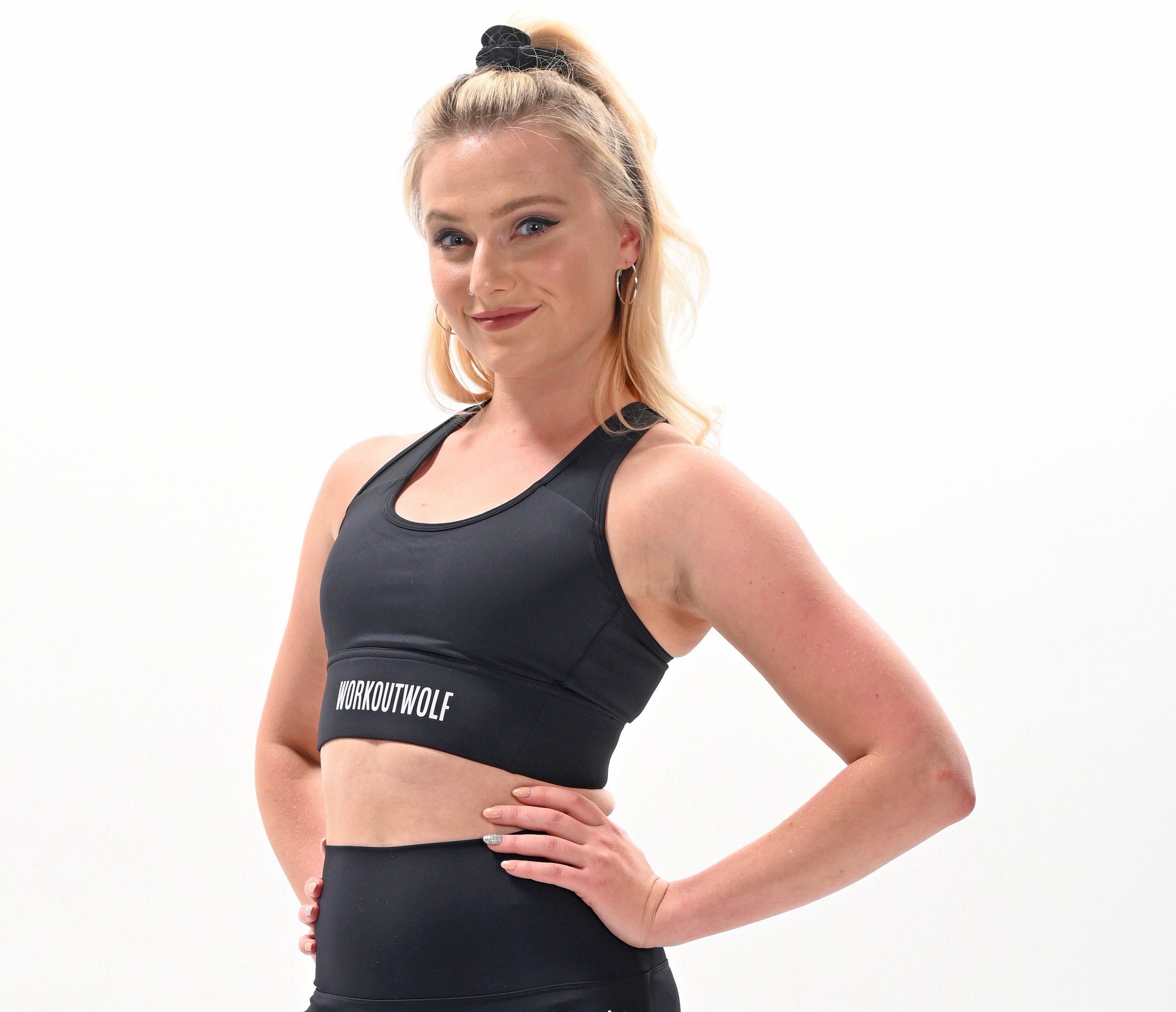 Beta Sports Bra - Midnight Black — WORKOUTWOLF