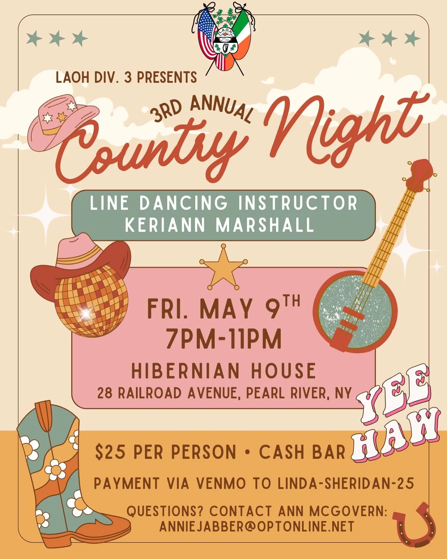 LAOH Line Dancing on May 9th! 🤠