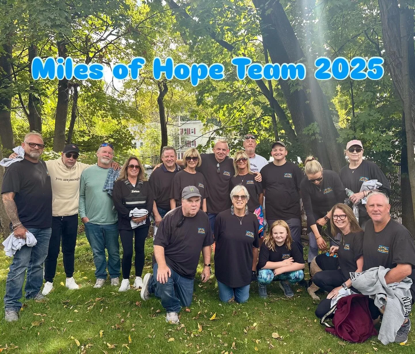 Thanks to everyone who donated to Miles of Hope and walked with us today! We raised almost $3,000 for St. Christopher&rsquo;s Inn!! Led by Grand Marshalls Laura and Theresa Timmons, we had a beautiful walk across the Hudson and witnessed what hope in