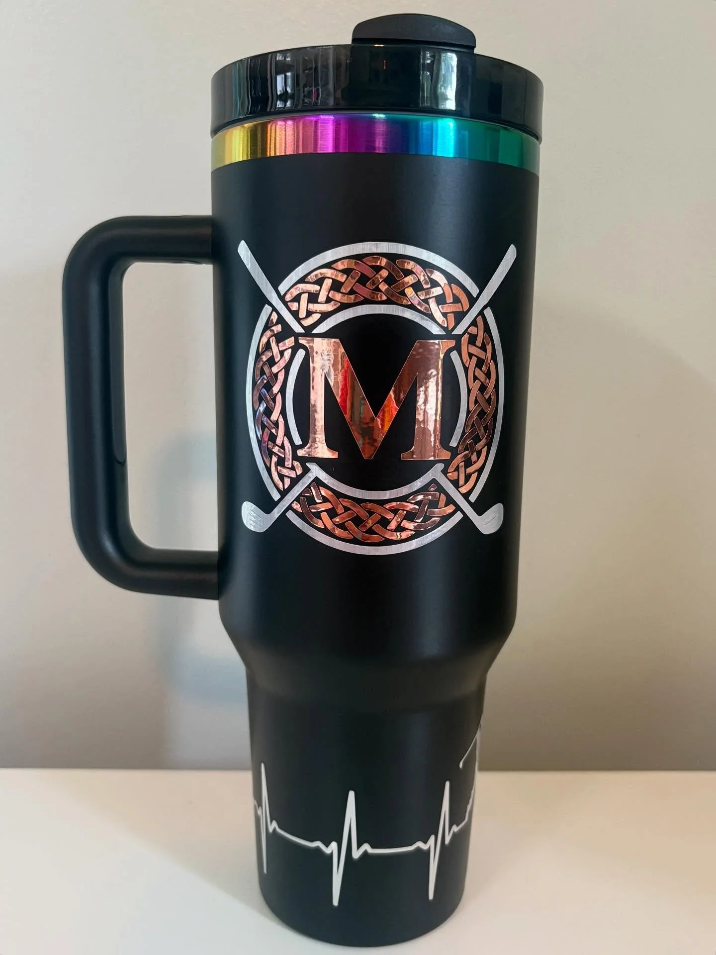 May your coffee be hot and your drives be straight. The tumbler helps with one of those. 😂☕️⛳️

#GolfHumor #IrishGolf #customtumbler