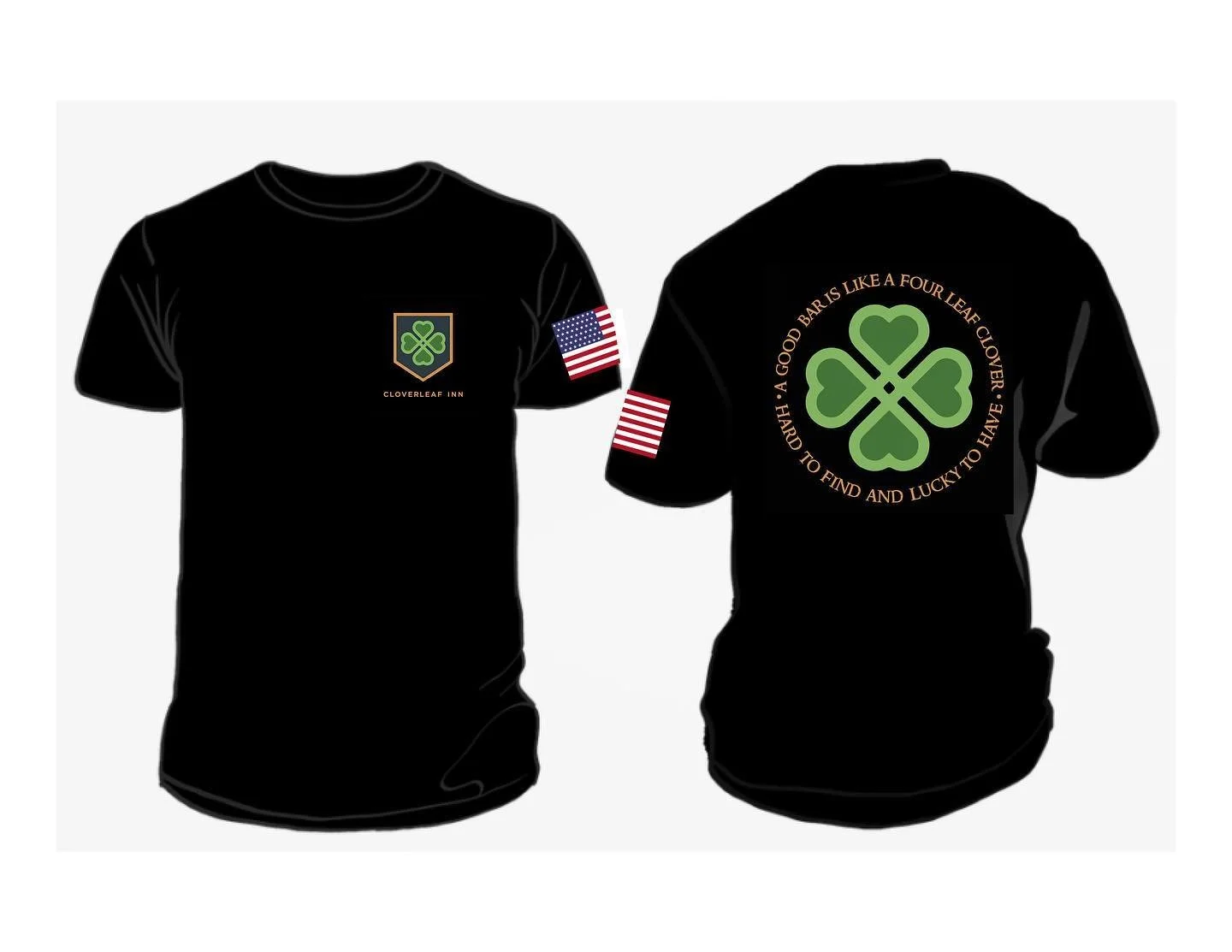 New swag alert! Cloverleaf Inn in Orangeburg is now accepting orders for they&rsquo;re new apparel line - long and short sleeve t-shirts, golf shirts, and sweatshirts - order at the bar! 
&ldquo;A GOOD BAR IS LIKE A FOUR LEAF CLOVER, HARD TO FIND AND