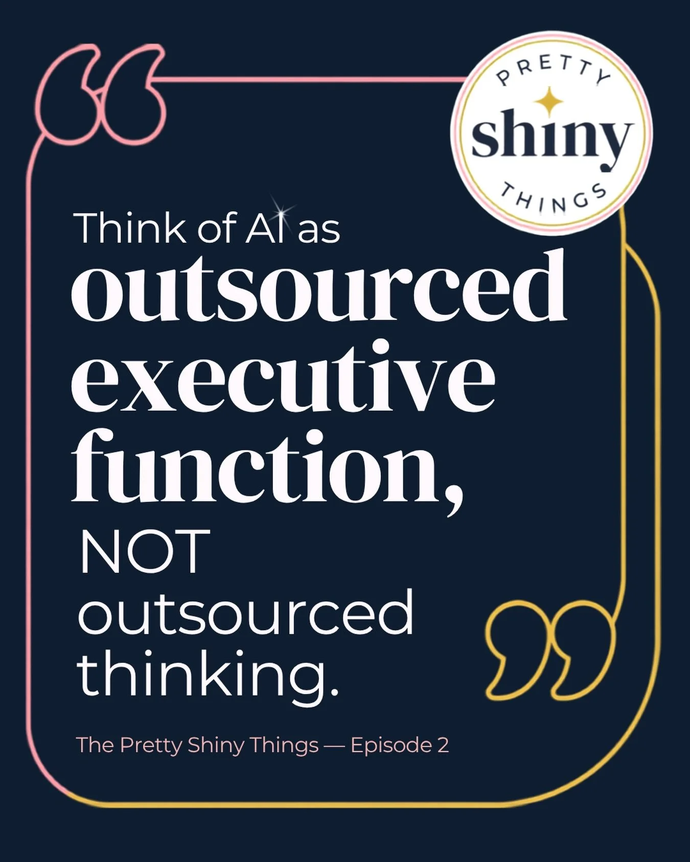 Let it handle the brain dumps, the scheduling, the decision paralysis&mdash;the stuff your brain was never going to enjoy anyway. The ideas, the opinions, the judgment calls? Those still have to be yours.

This is one of 3 ideas from this week&rsquo;