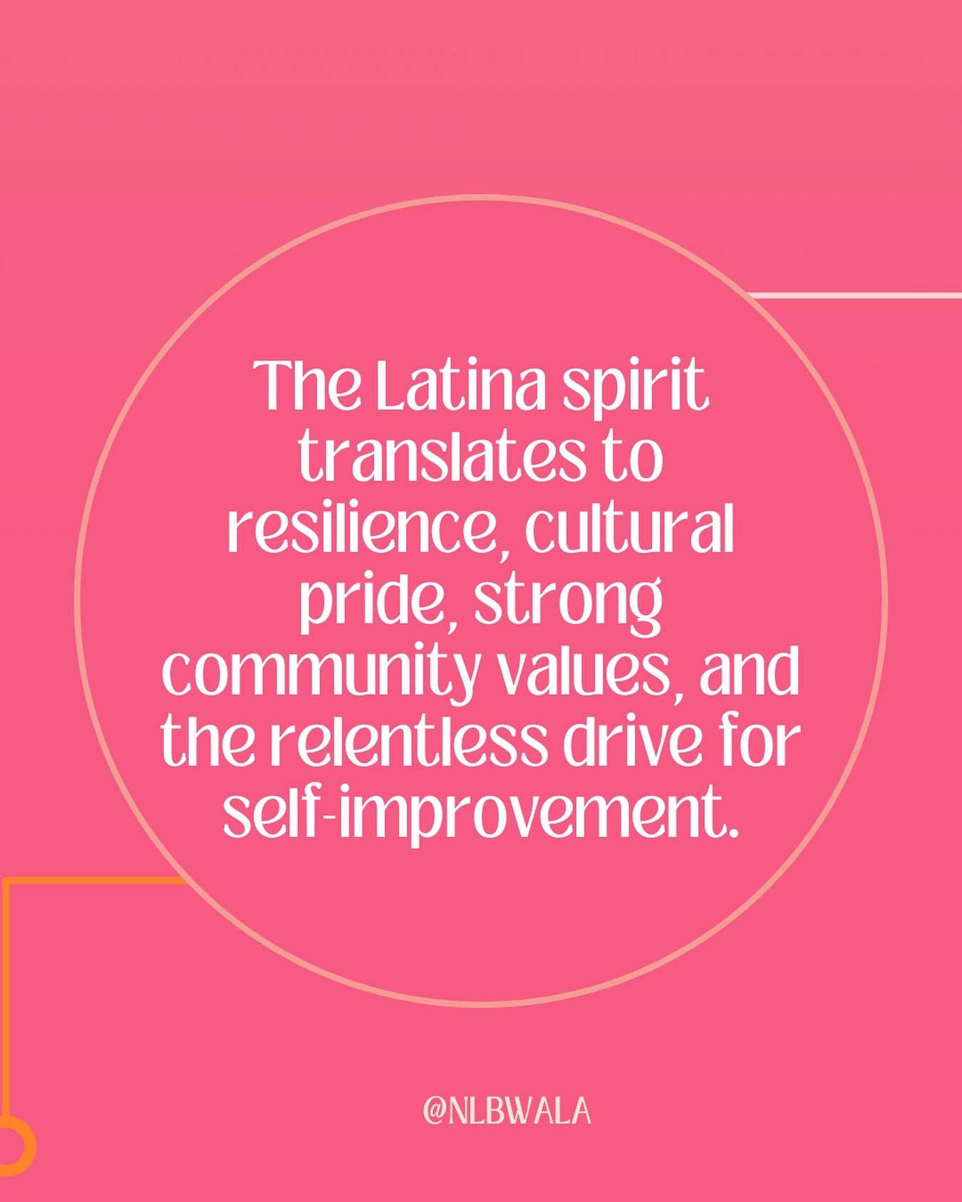 Being Latina means embracing our resilience, cultural pride, and the strong sense of community that ties us together.🙌🏼❤️ In our community, these values aren&rsquo;t just words&mdash;they&rsquo;re at the heart of everything we do. At NLBWA-LA, we&r