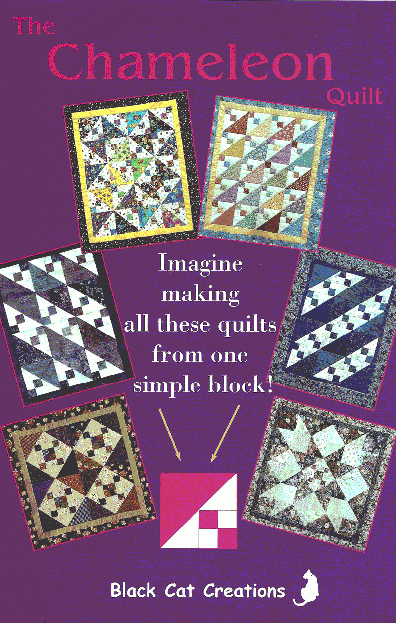 The Chameleon Quilt Pattern by Black Cat Creations
