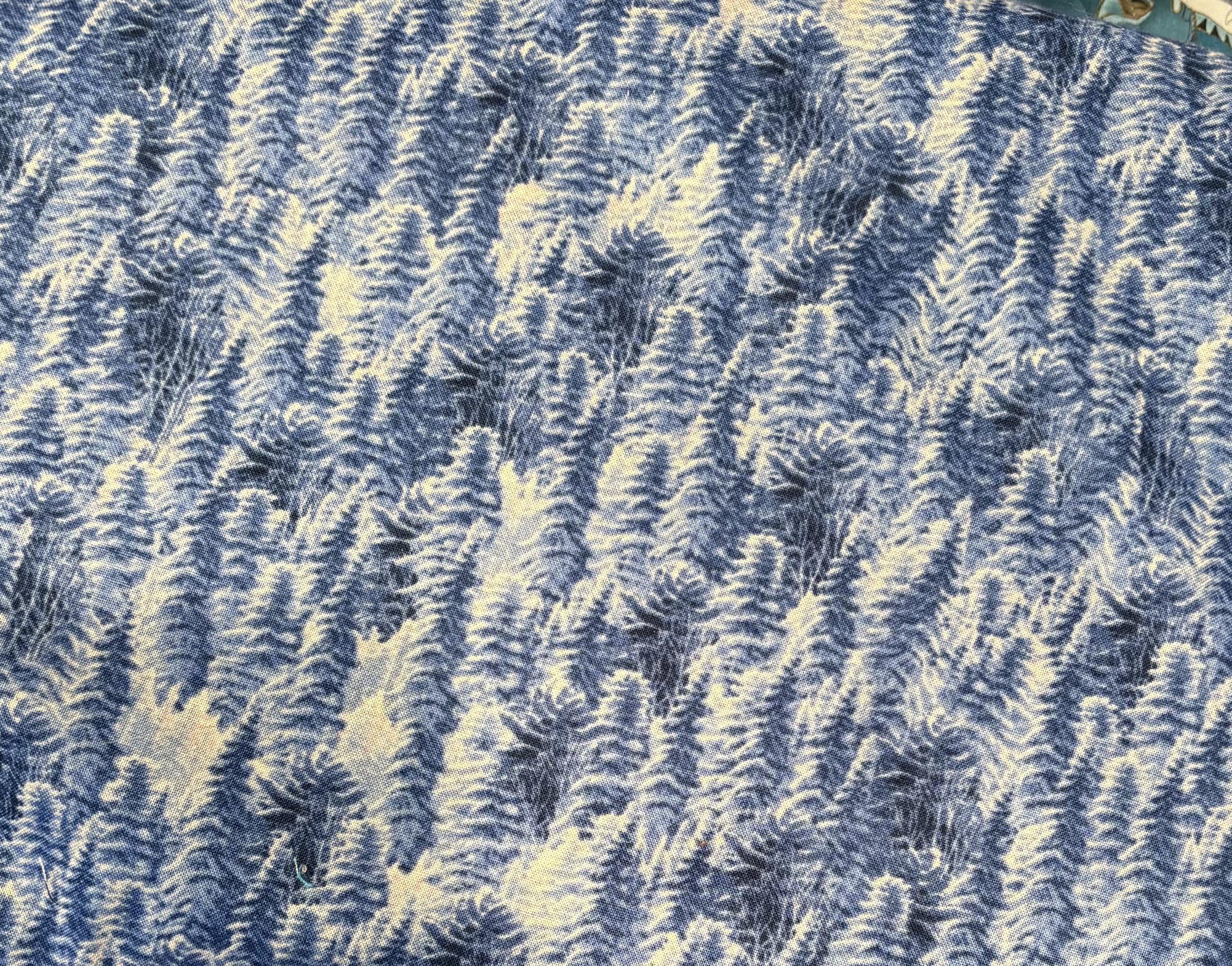Silent Flight Wintry Blue Fir Trees by Quilting Treasures