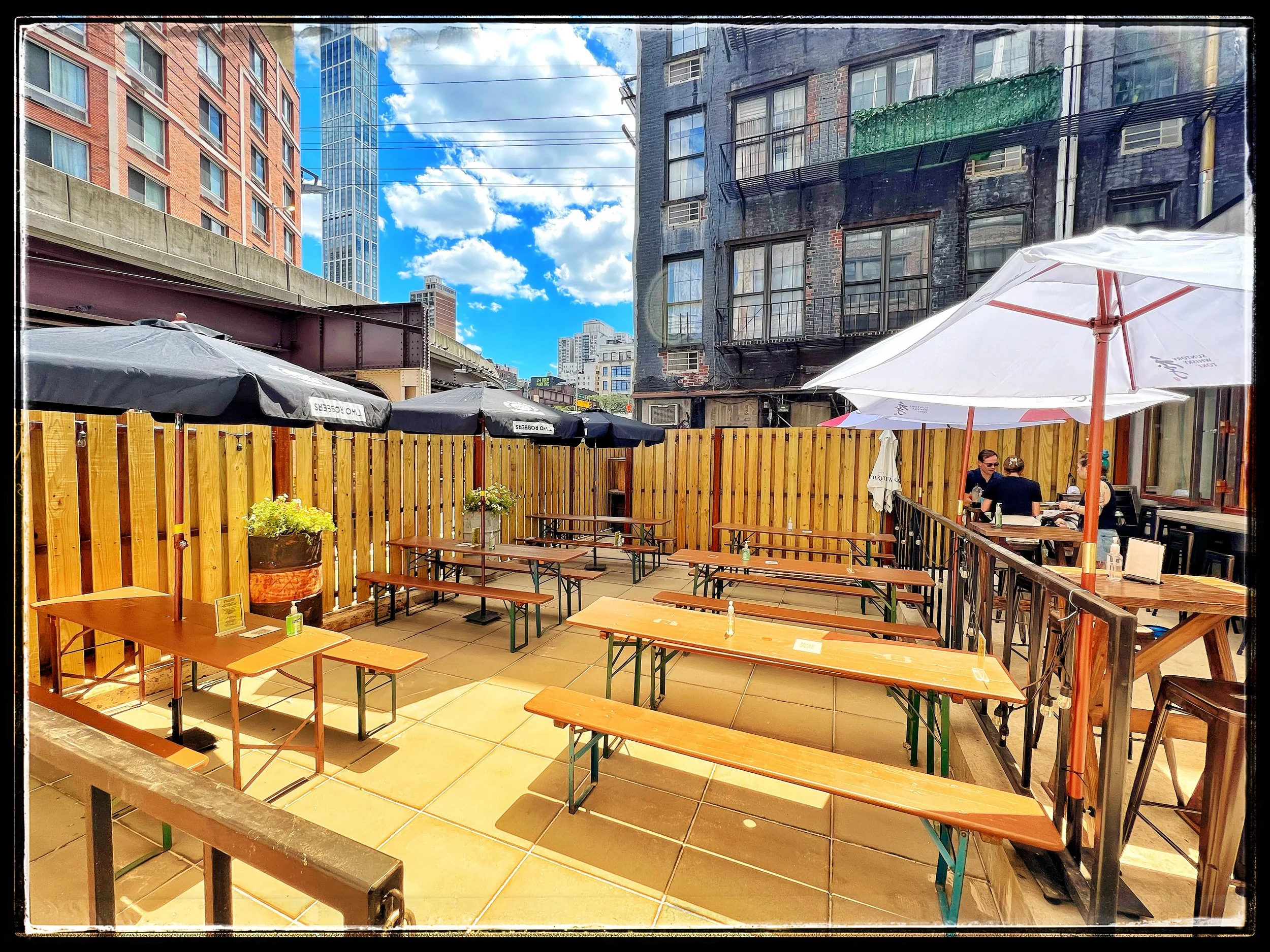 Our beer garden is now open!