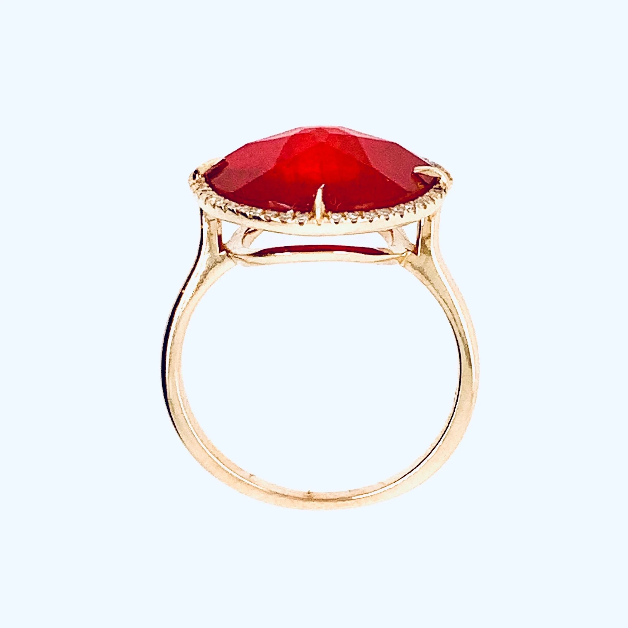 Ruby and Diamonds Ring