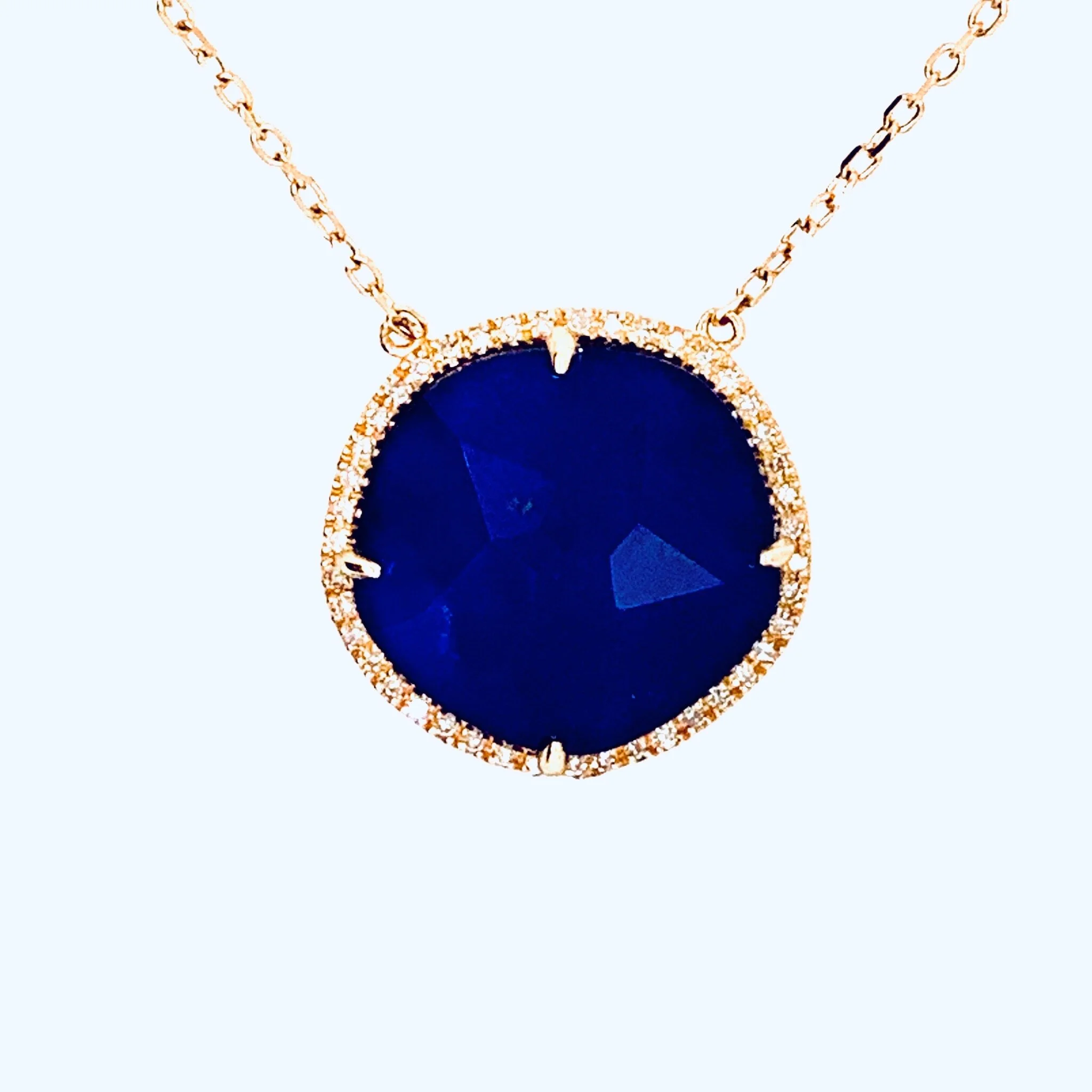 Lapis Lazuli and Diamonds Necklace