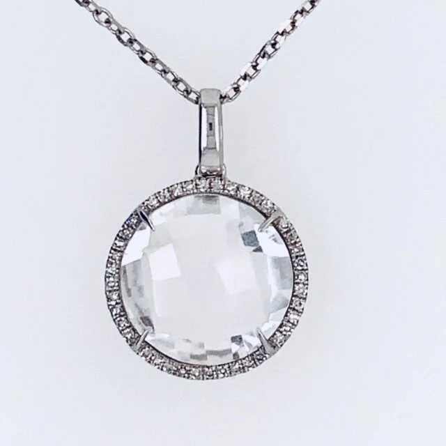 Crystal and Diamonds Necklace