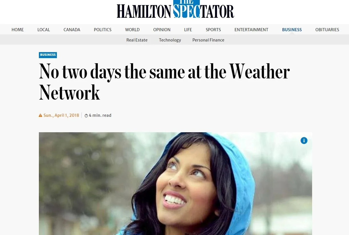 Hamilton Spectator TWN profile