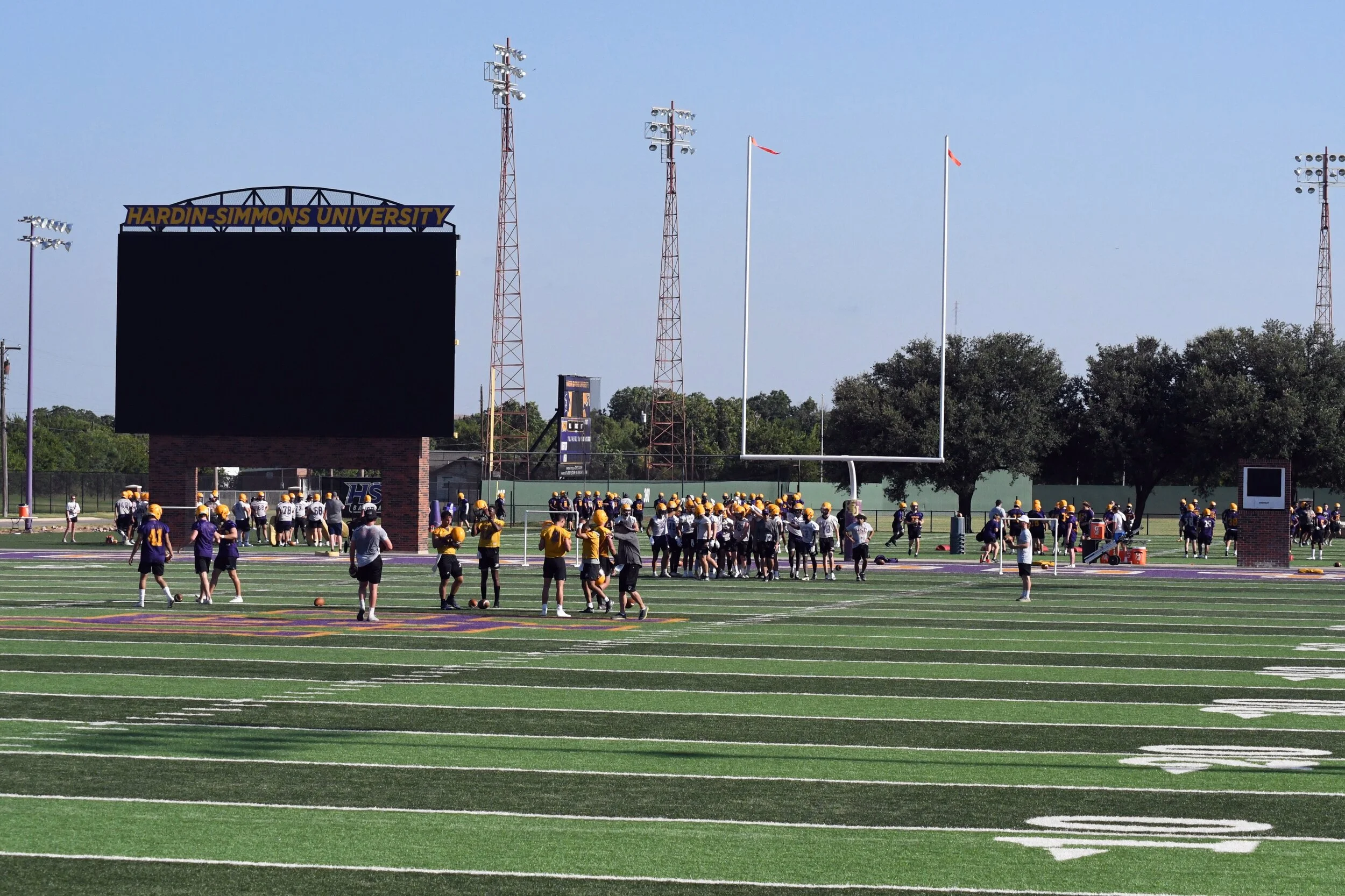 Hardin-Simmons Practice Photos — Big Country Blitz