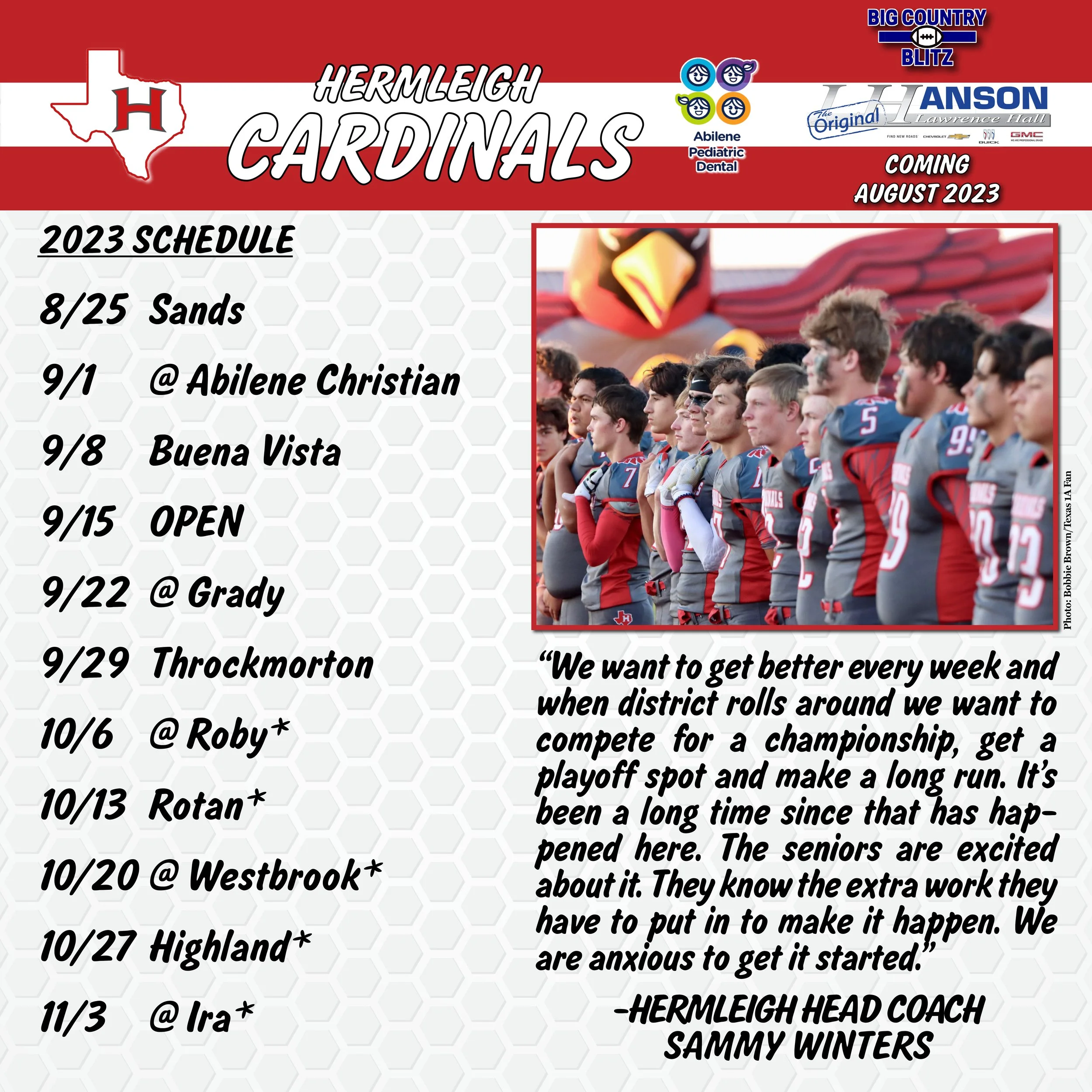 Hermleigh Cardinals — Big Country Blitz