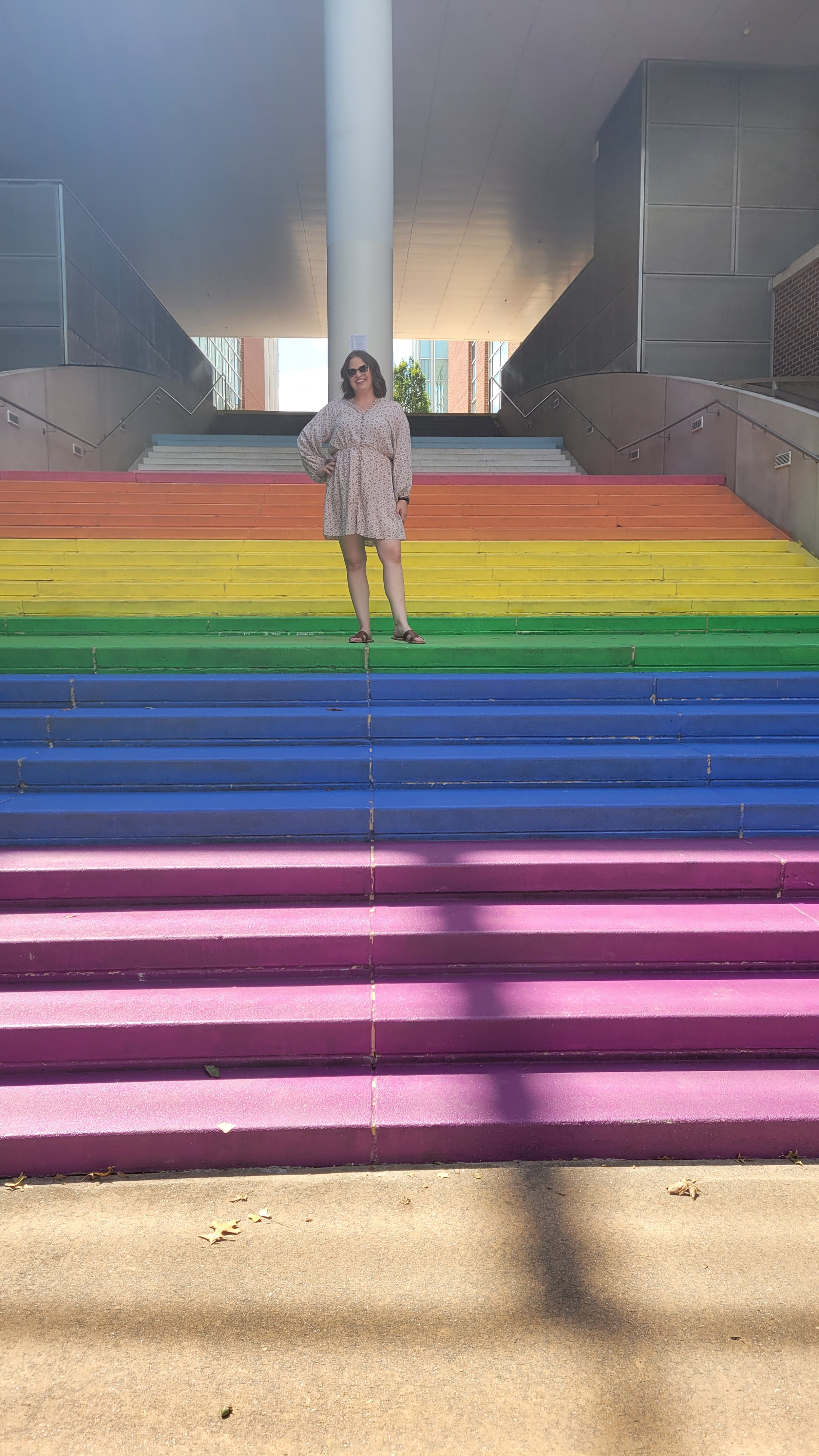  Rainbow steps on Georgia Tech campus 