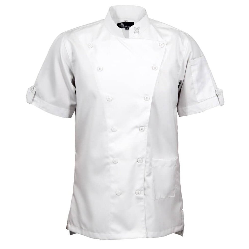 Personalized Chef Coats for Men and Women; Black and White Chef Coats; Professional Chef Coats; Polyester Chef Wear and Aprons; Chef Attire