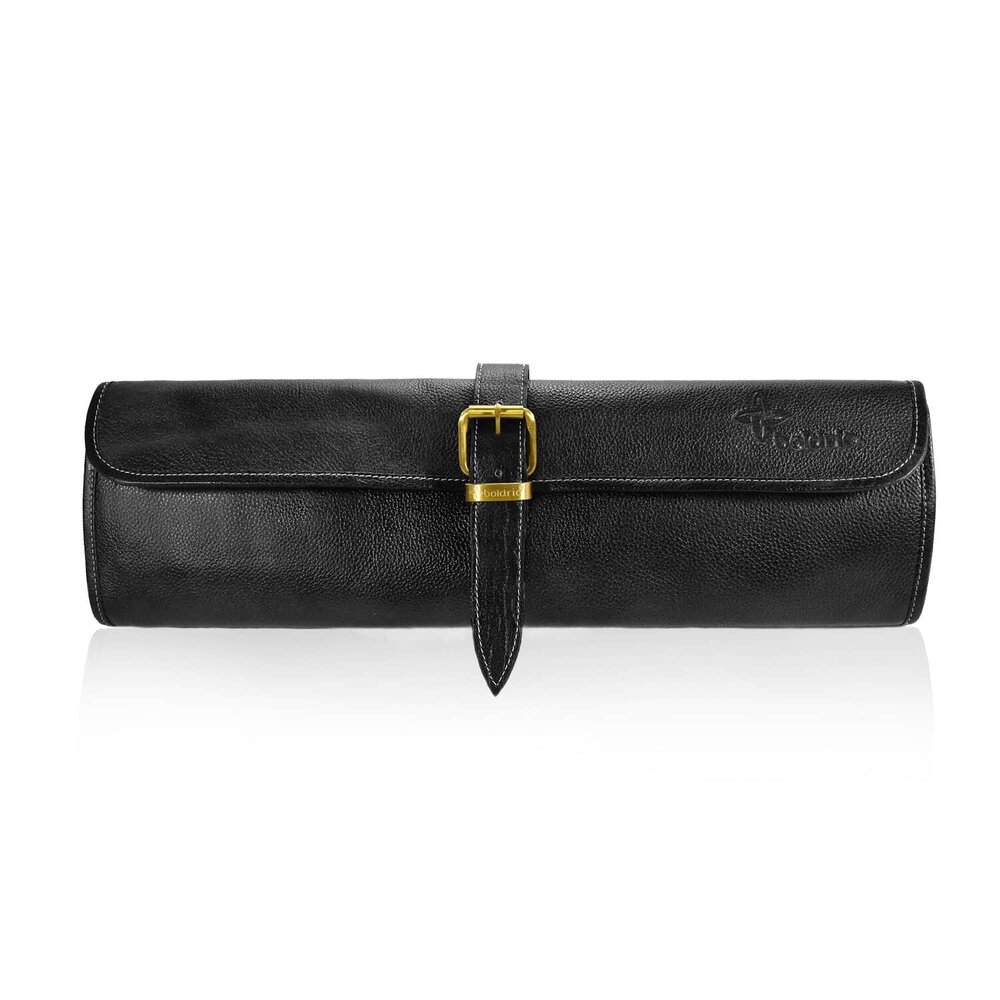 One Buckle Leather Knife Roll