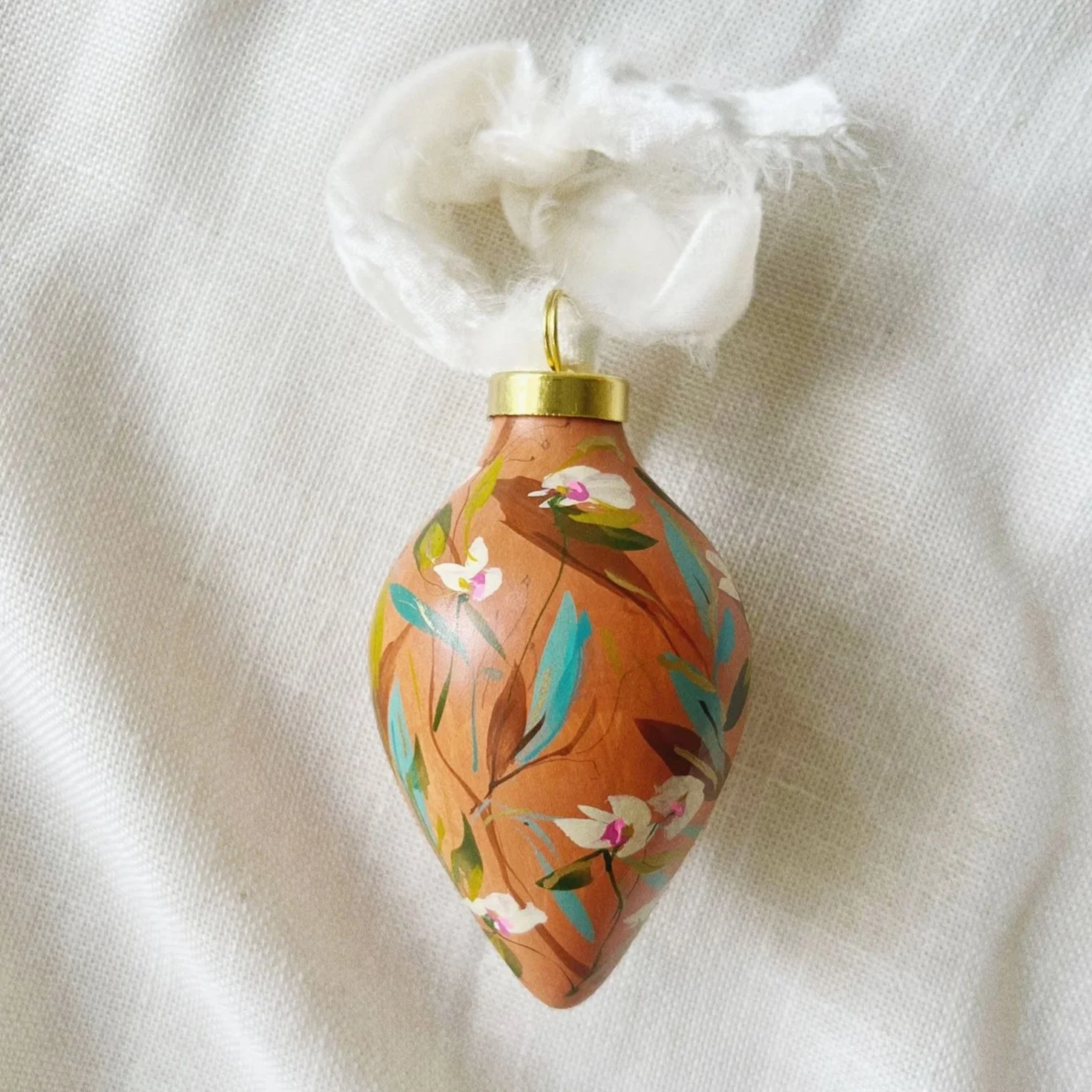 "Wildflower" Ceramic Ornament