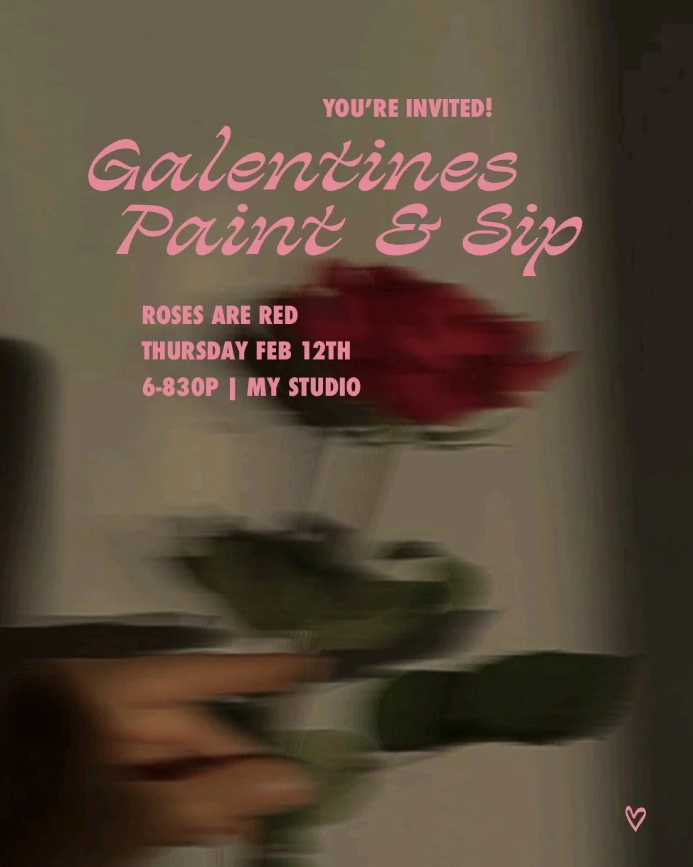 Galentine’s Day Paint + Sip: Roses Are Red