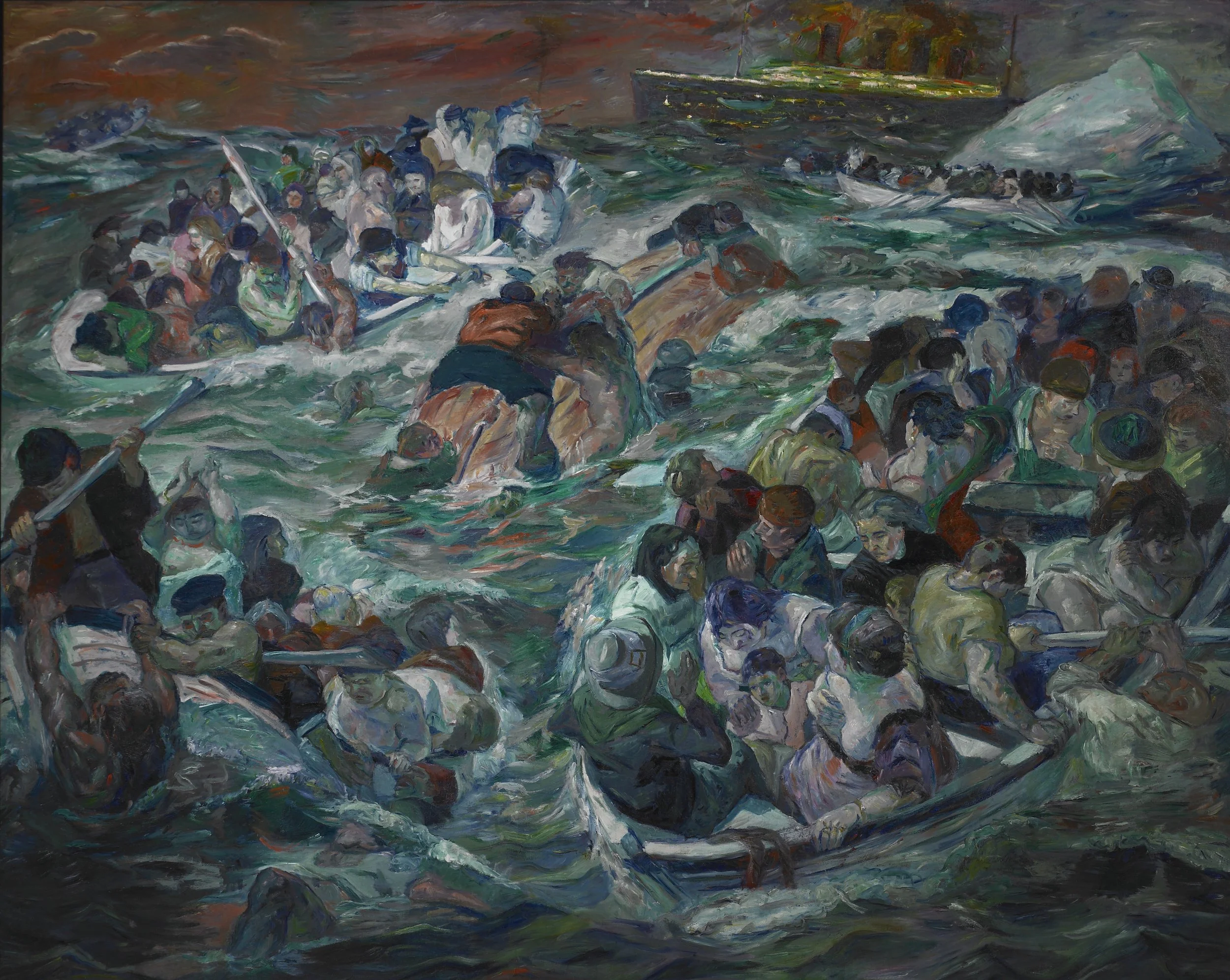 Max Beckmann's Sinking of the Titanic (1912-1913)