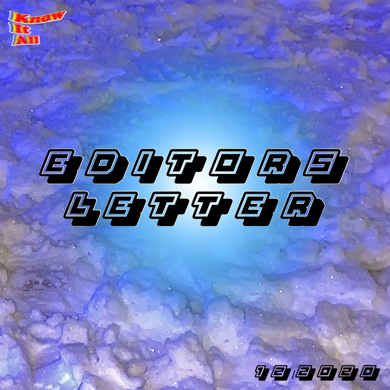 EDITOR'S LETTER : DEC 2020 