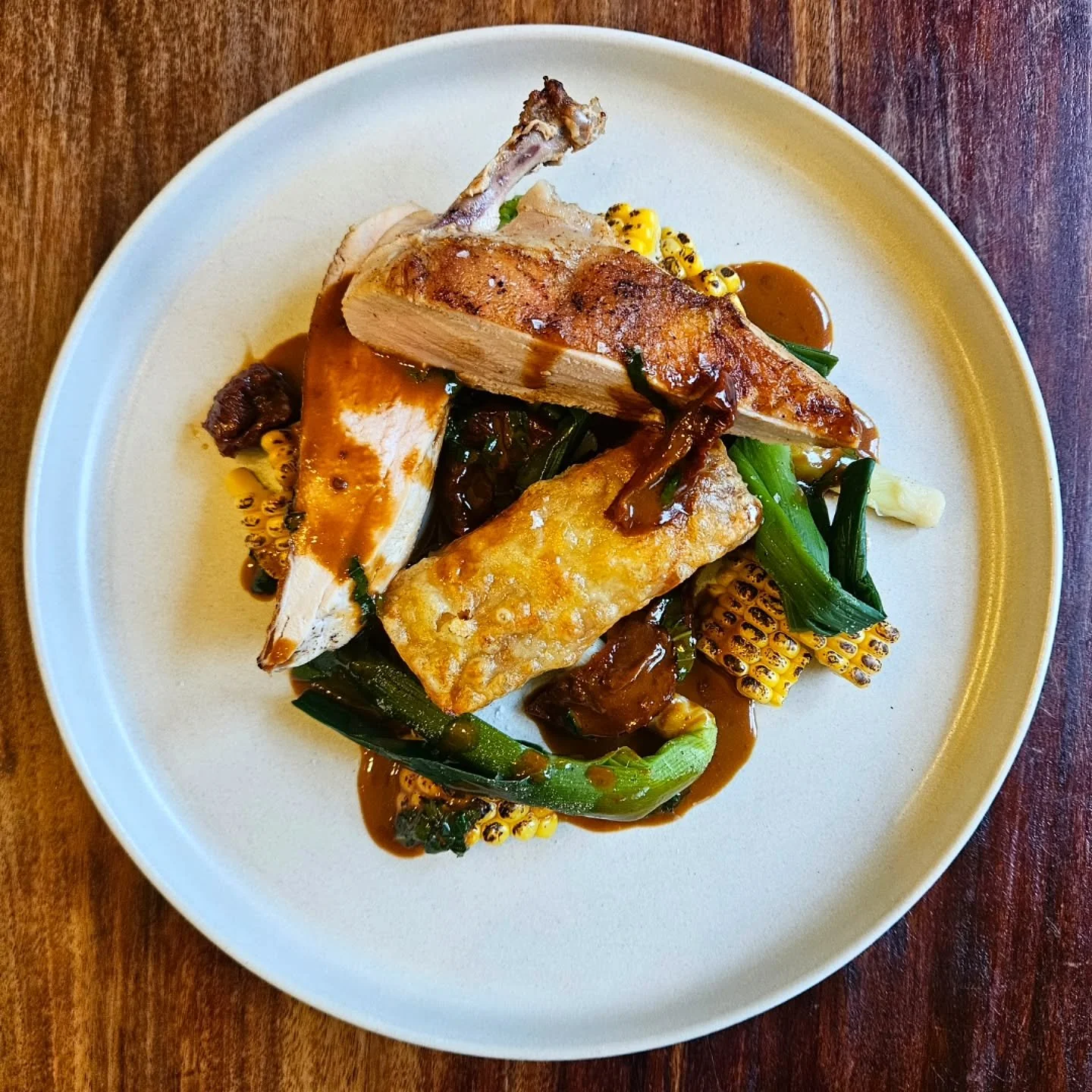 Supreme of Chicken Breast, Baby Leeks, Charred Corn, Potato Dauphinoise, Sundried Tomato and Basil Jus

To book head to our website via the link in our bio, or call us on 01227 751085

We can't wait to see you! &hearts;️🥂 

@swdoughty_of_doddington_