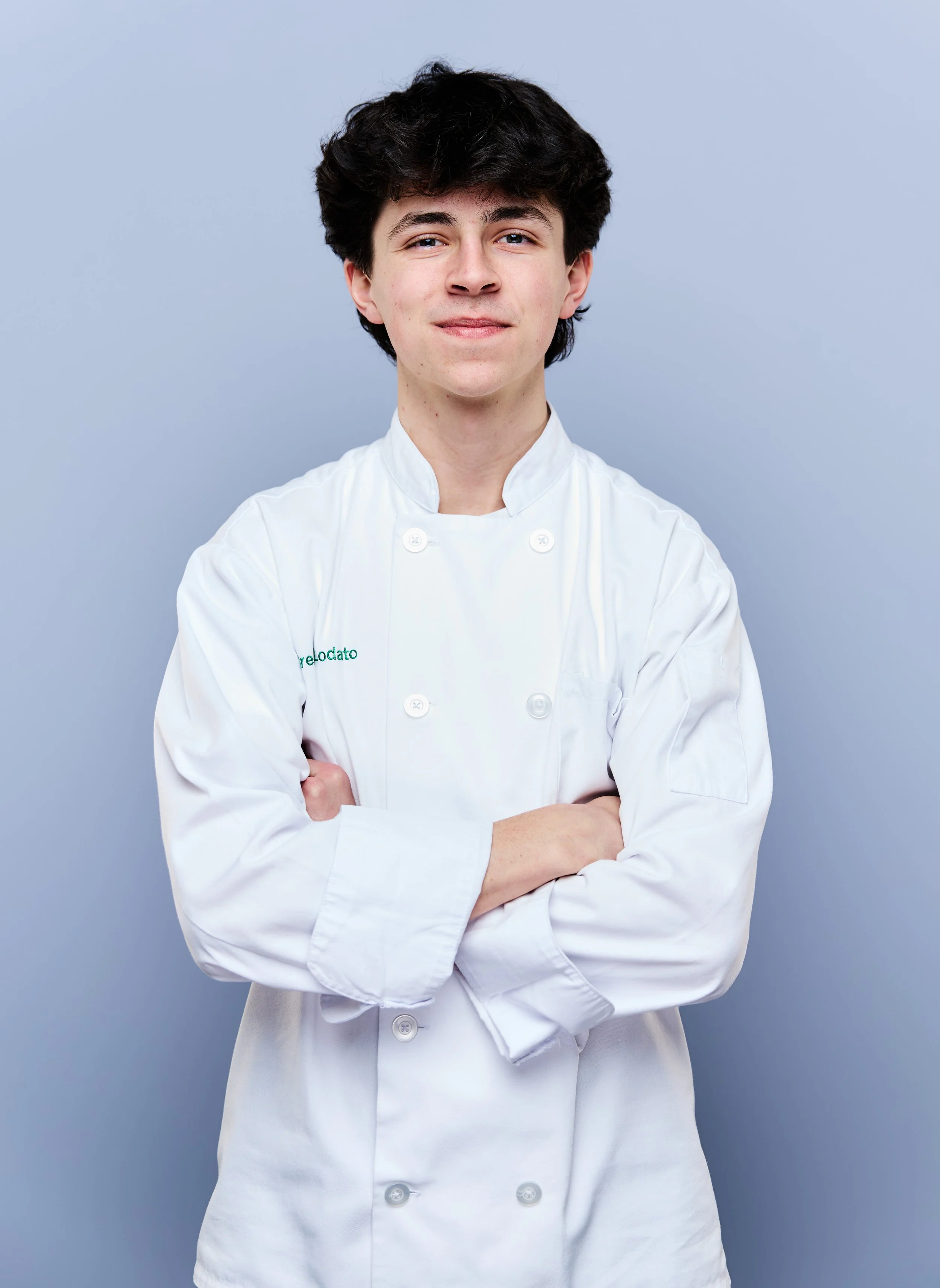 CIA WOF speaker, Gregory Lodato '25, a student in the master's in culinary arts program at the CIA