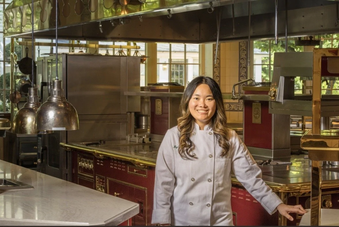 CIA WOF speaker, Mya Organisciak '24, a student in the master's in culinary arts program at the CIA
