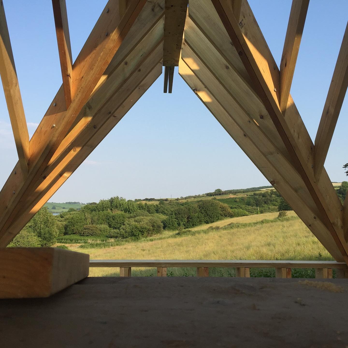 'Poppit house' is coming together very well, with beautiful views framed in all directions

#poppitsands
#westwalesarchitect
#pembrokeshirearchitect
#pembrokeshire
#welshschoolofarchitecture #nofilter