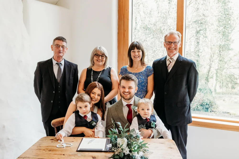 Elopement wedding, Nantwen, Pembrokeshire