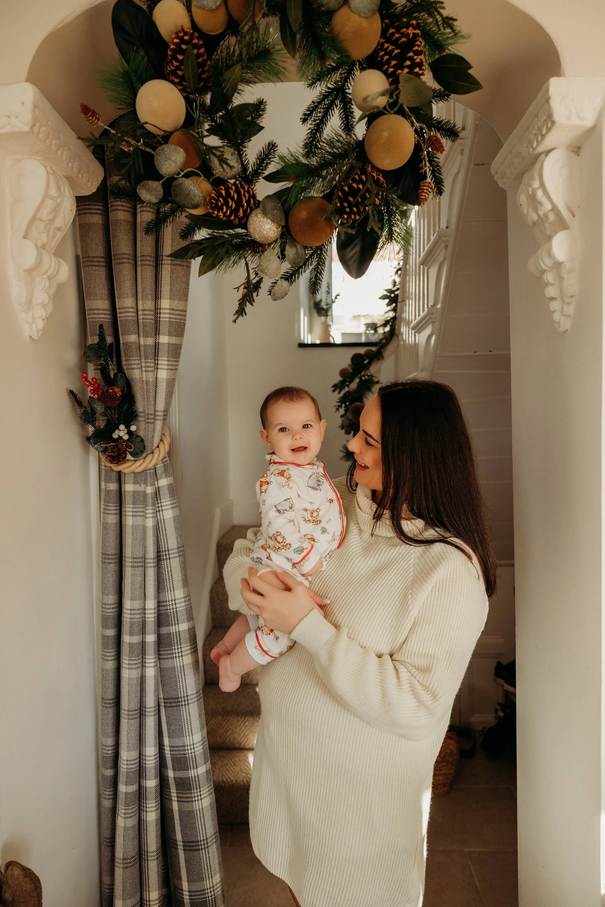 Christmas photoshoot at home, Pembrokeshire