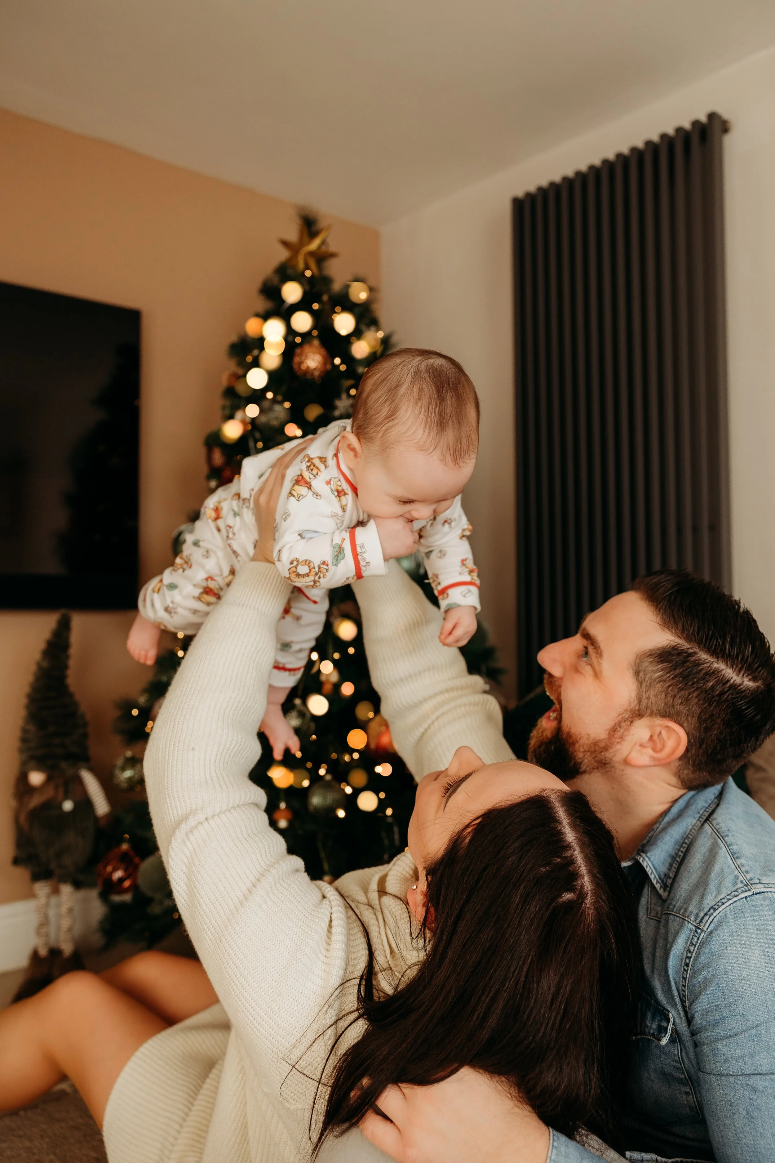 Christmas photoshoot at home, Pembrokeshire