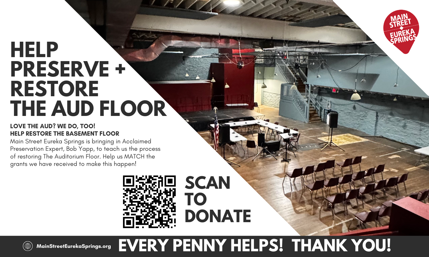 Volunteer to Restore the Aud Floor