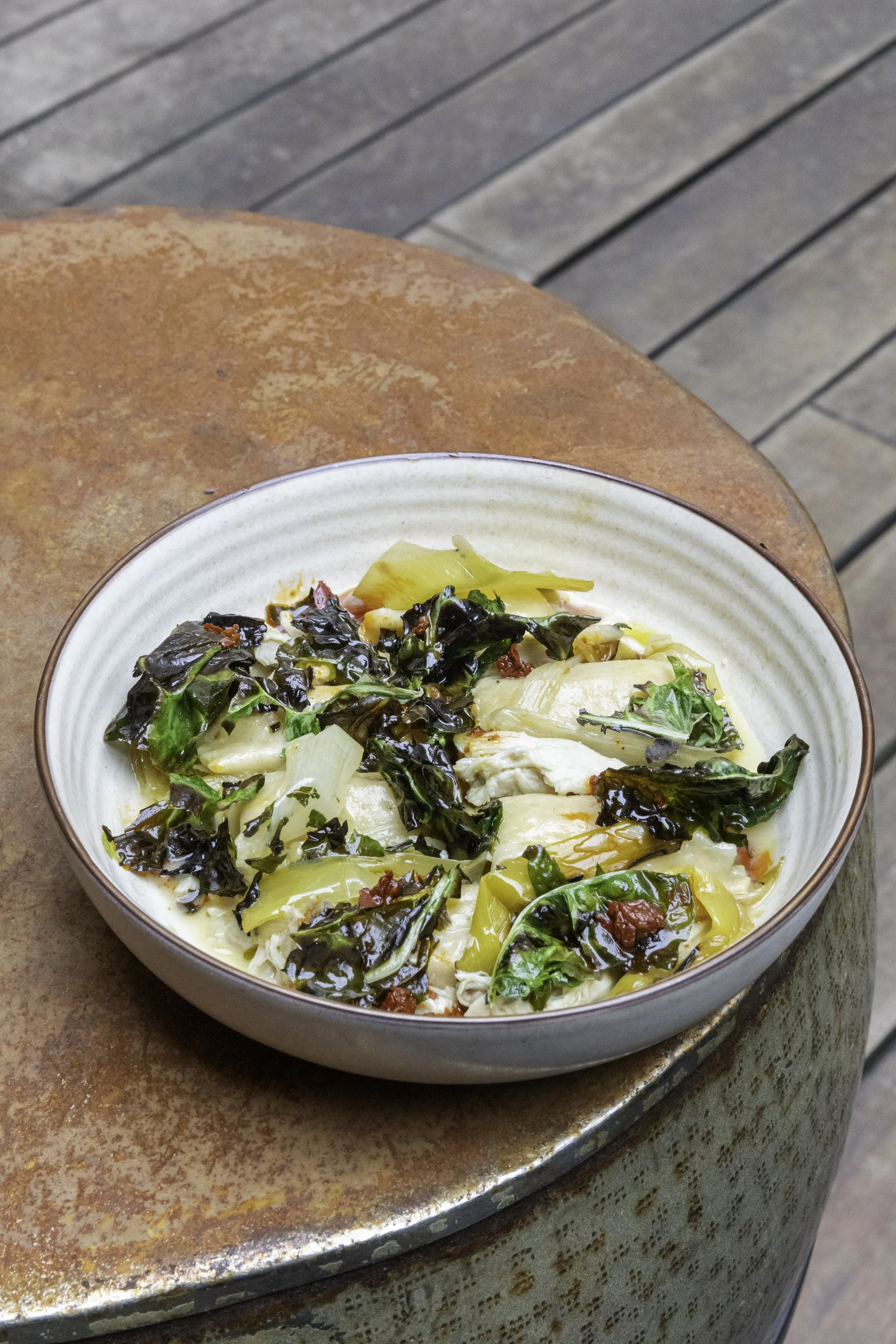 Potato and Asiago Tortelli