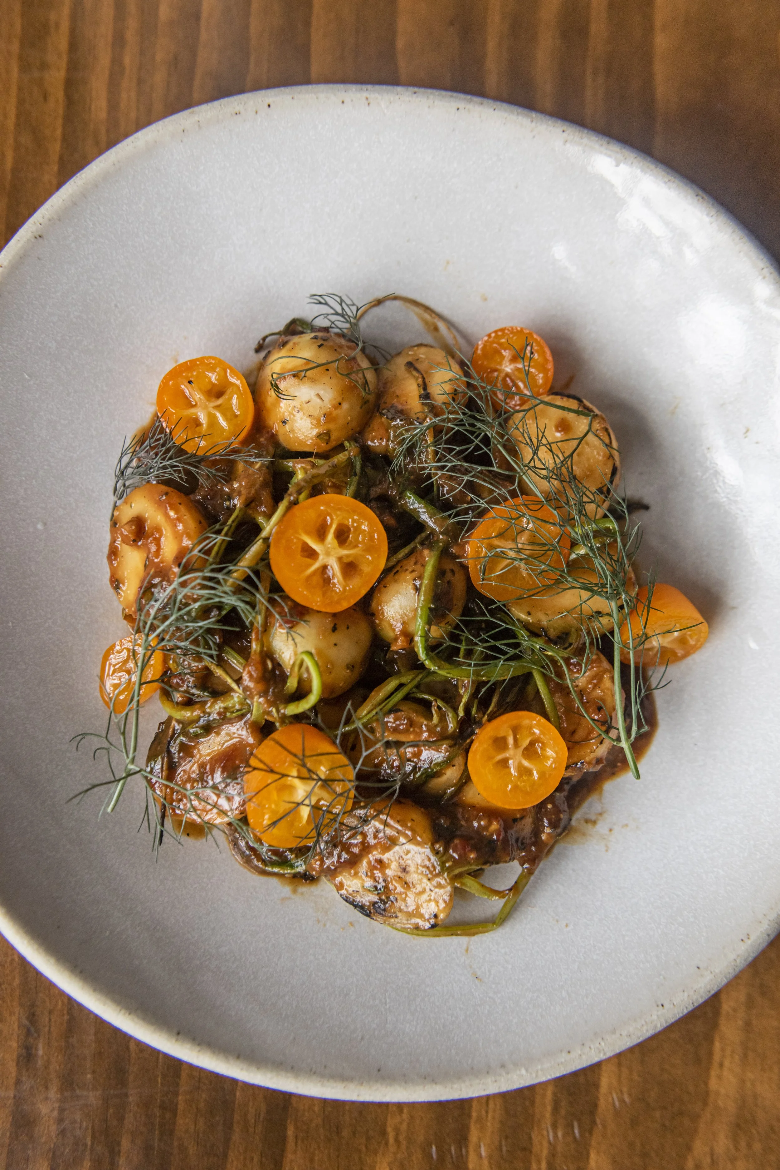 Fire-Roasted Hakurei Turnips