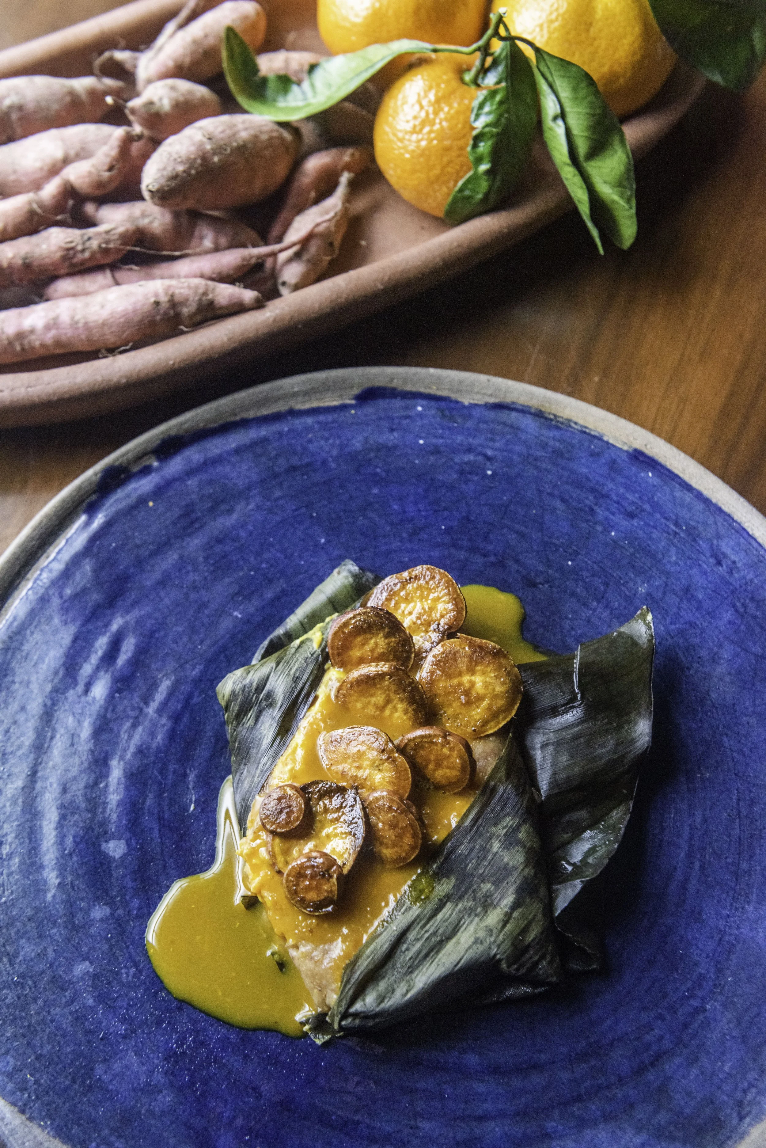 Sweet Potato Tamal