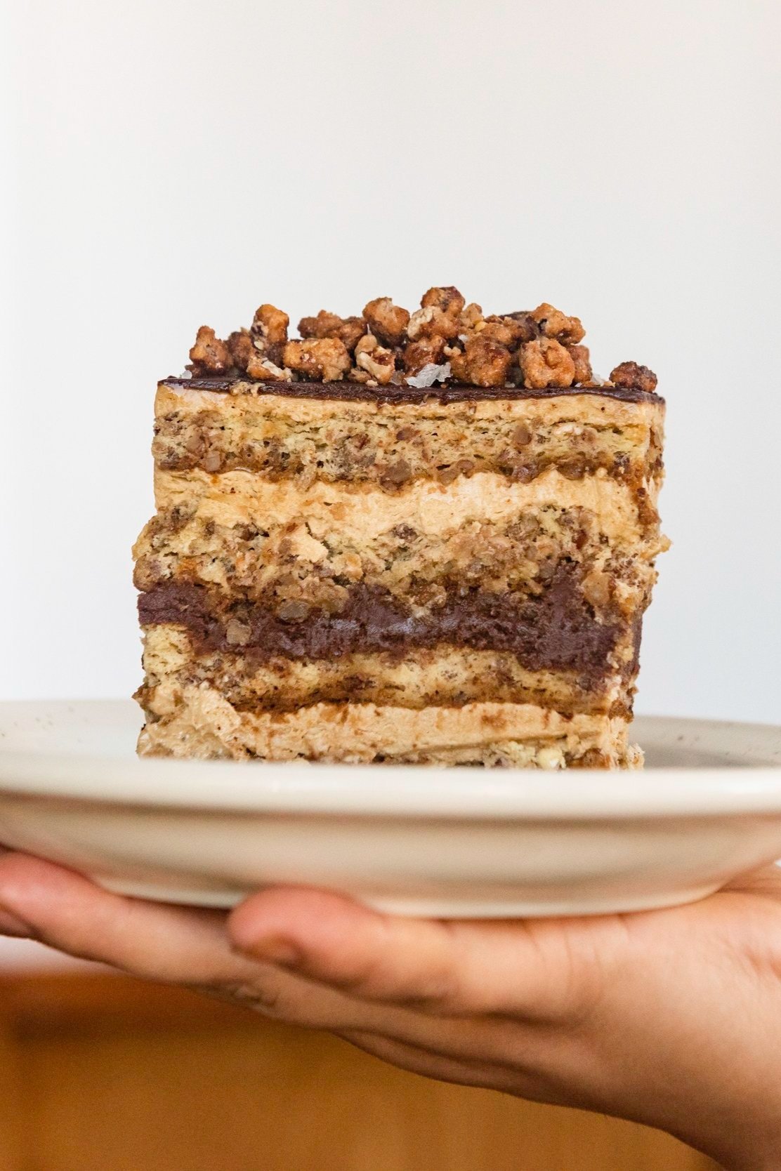 Chicory Pecan Opera Cake