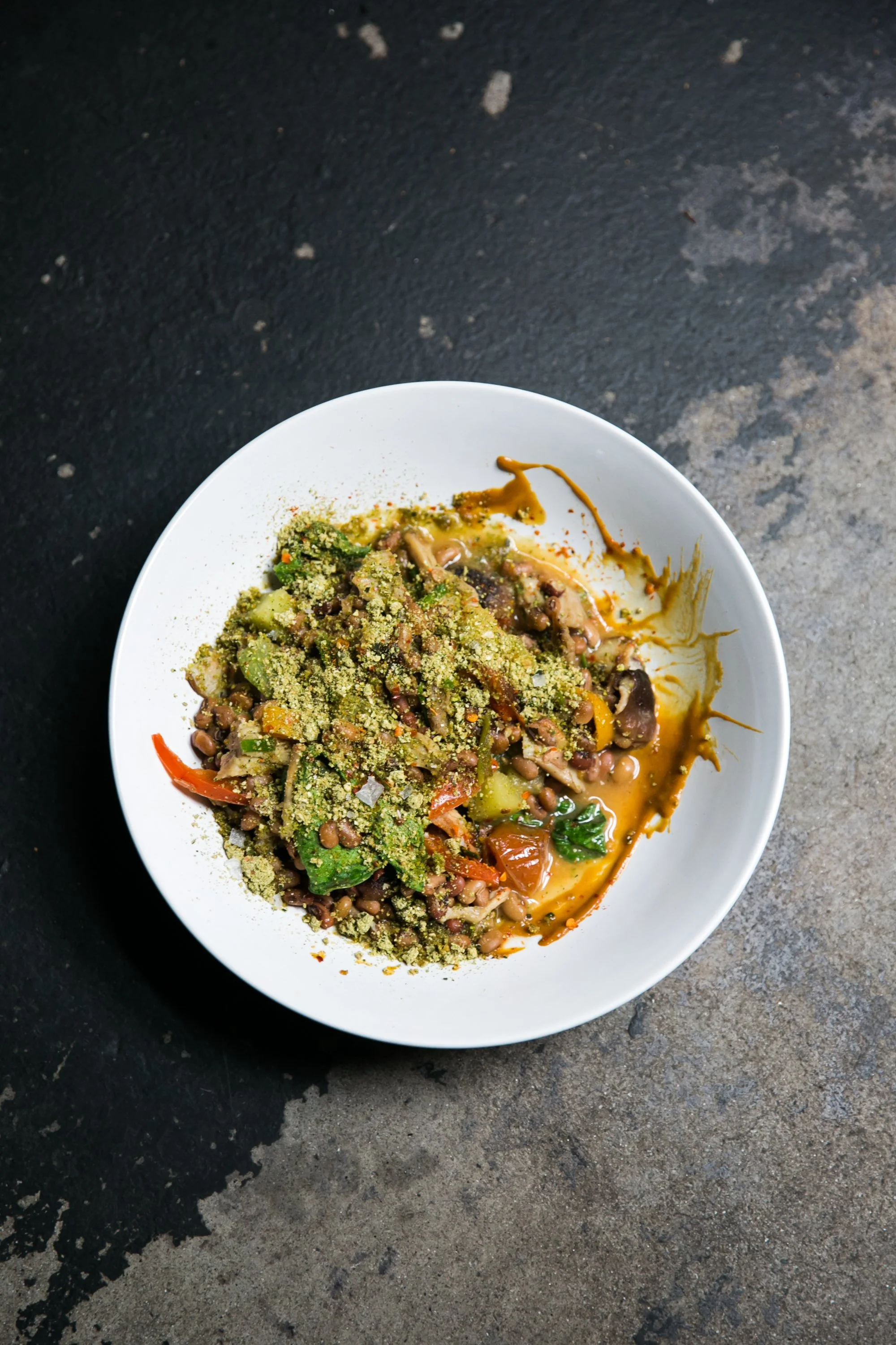 Pork Jowl and Peas