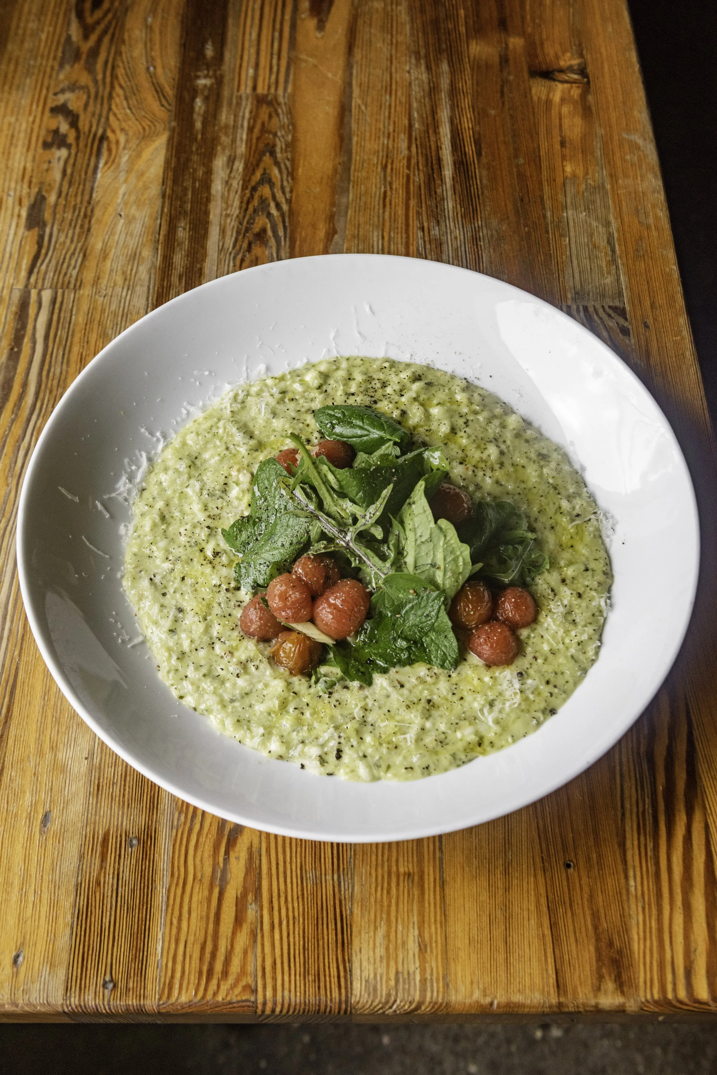 Tomato Leaf Risotto
