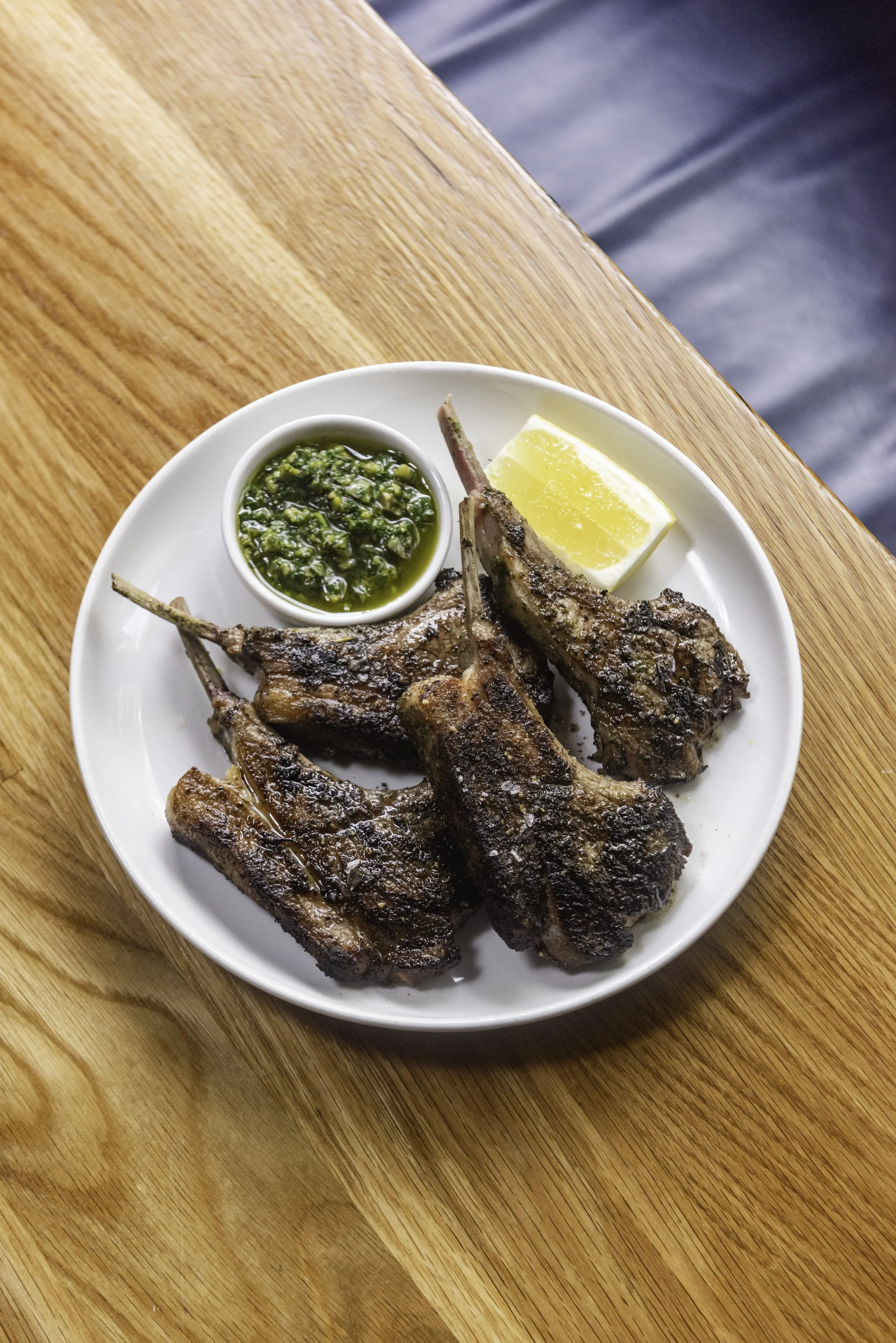 Wood-Fired Lamb Chops